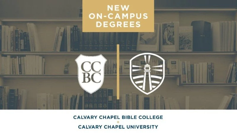 Archived 2017 Calvary Chapel University and Calvary Chapel Bible College partnership announcement.