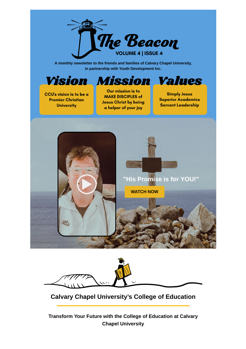 The Beacon, Volume 4, Issue 4 newsletter cover