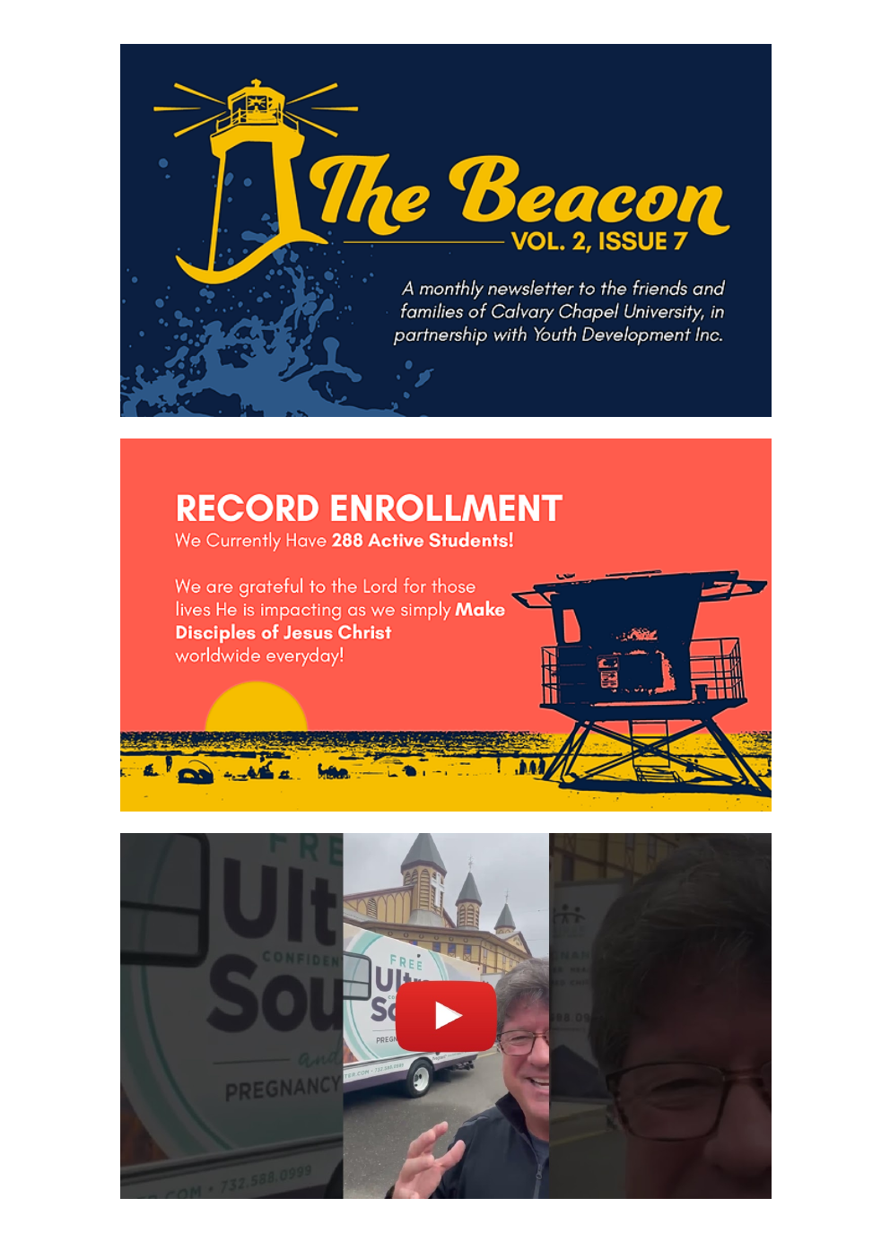 The Beacon Volume 2 Issue 7 newsletter cover