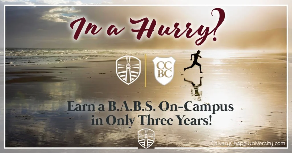 Historical 2017 Calvary Chapel University and CCBC residential partnership announcement.