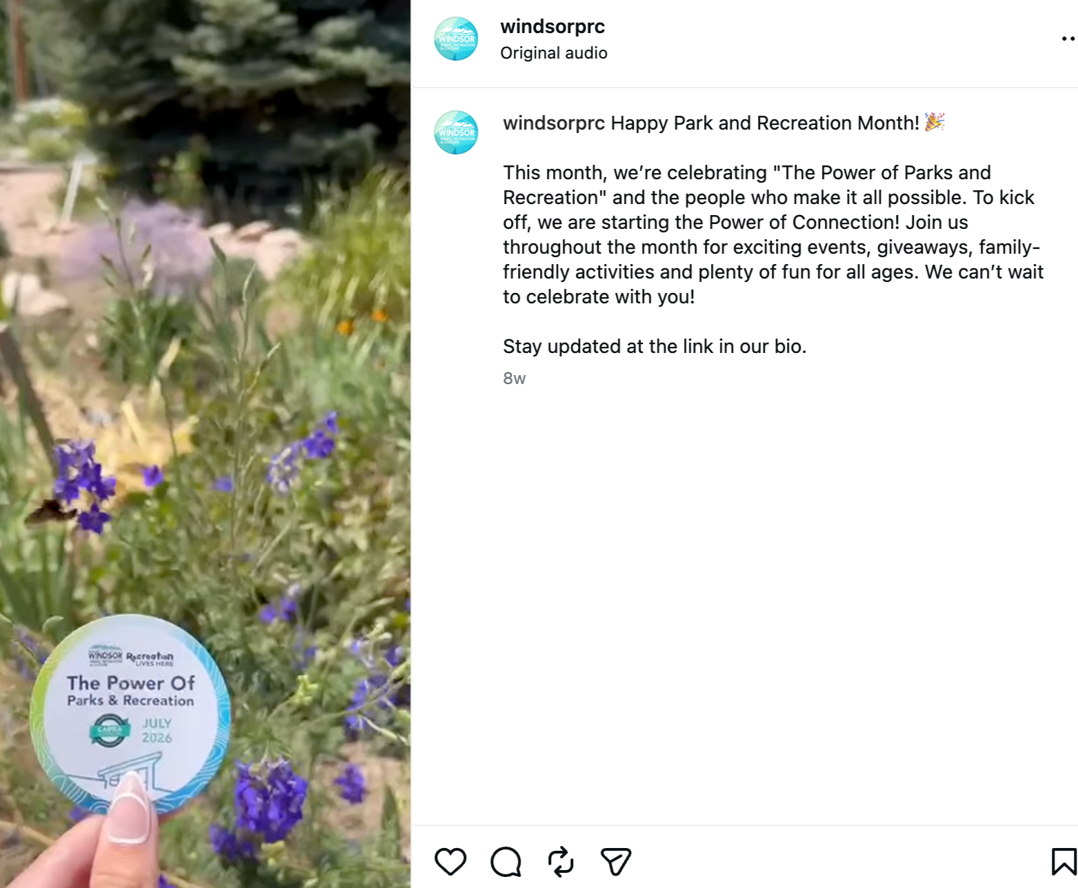 PRC Social Media Post