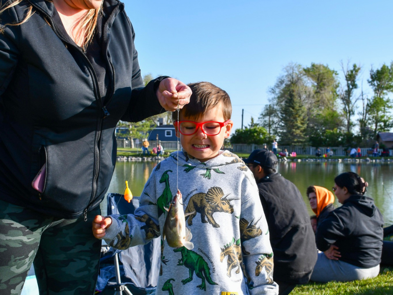 Kid Fishing