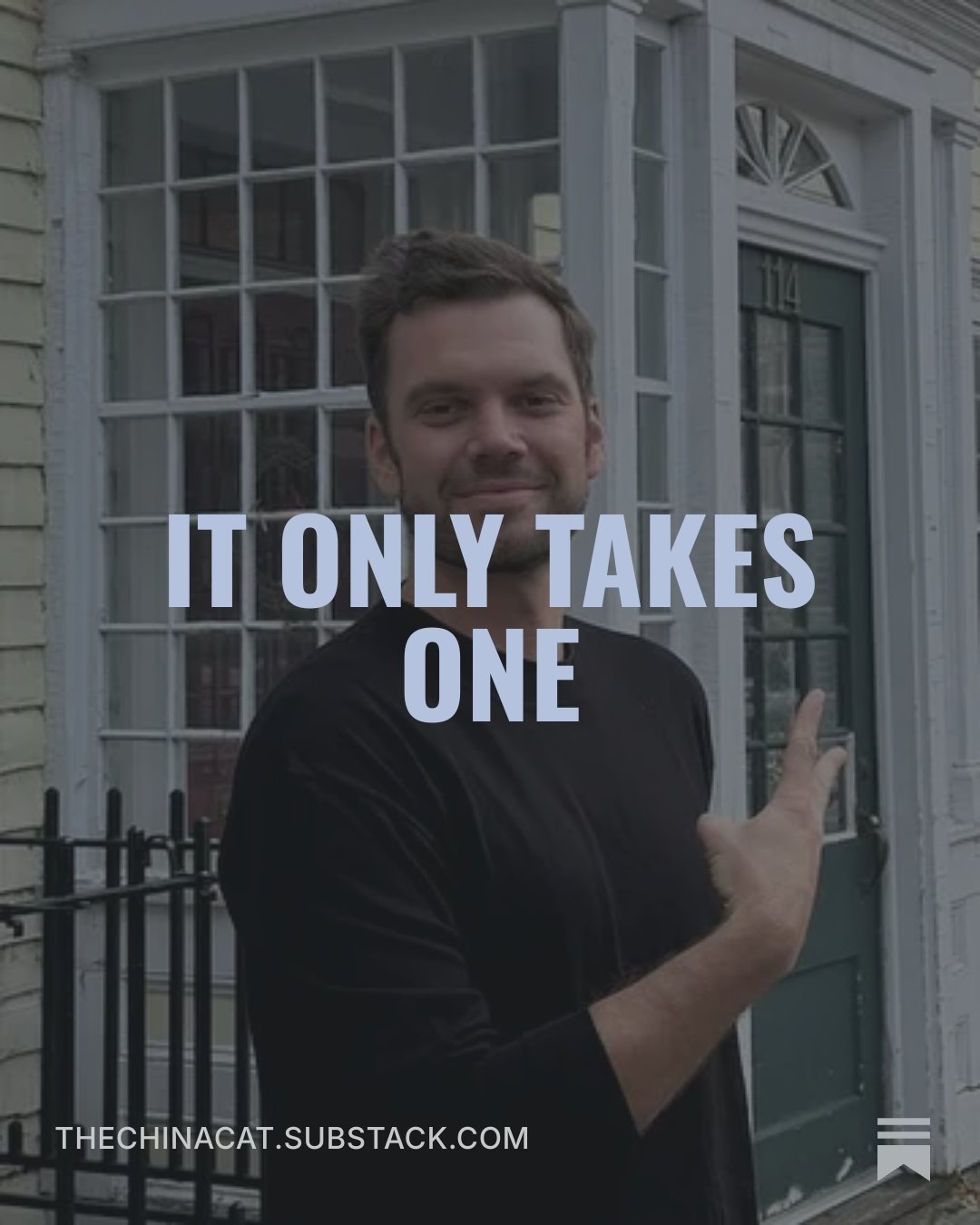 Jimy Valenti Substack: It Only Takes One