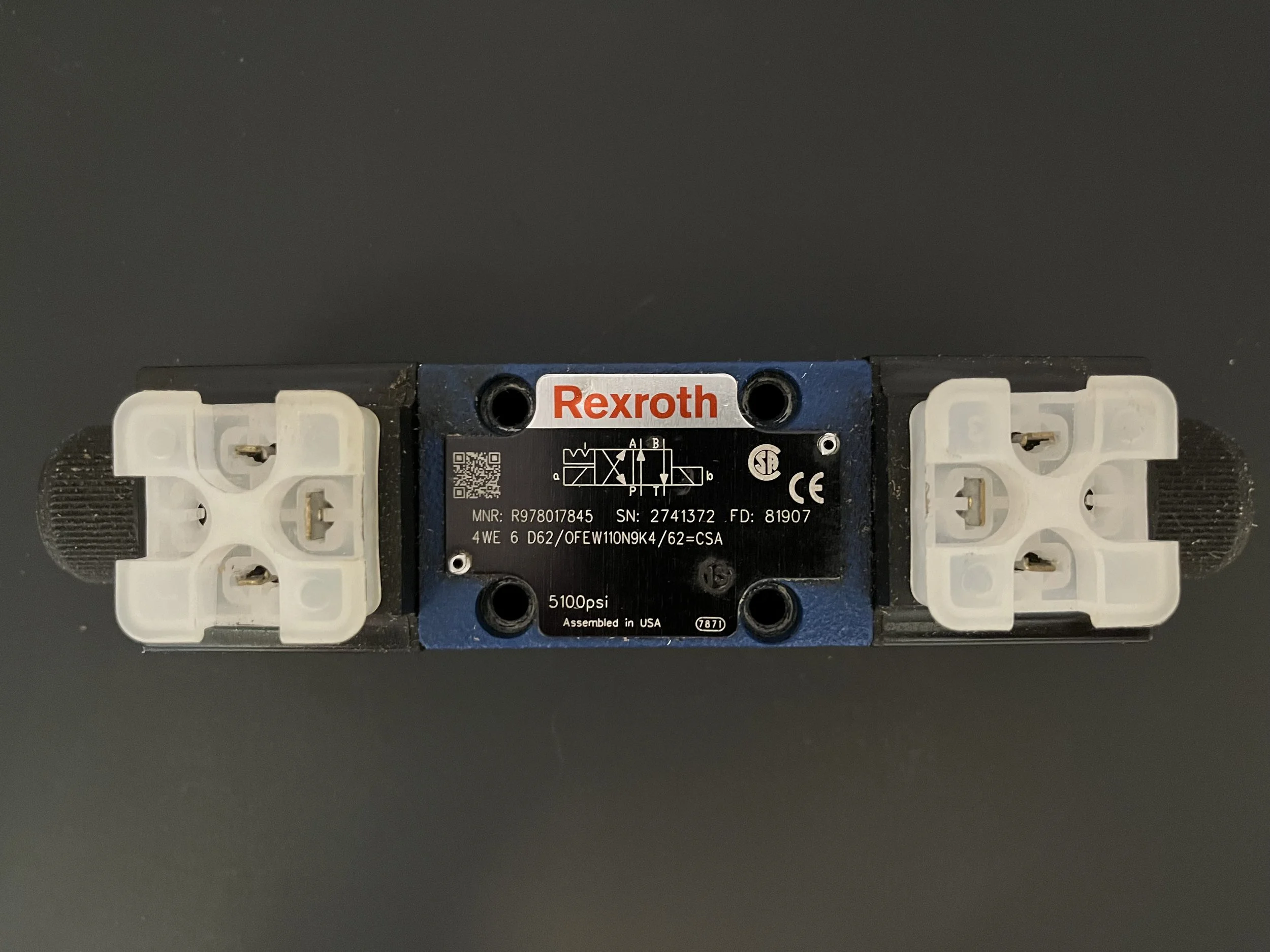 Rexroth Solenoid Valve 4WE6D62