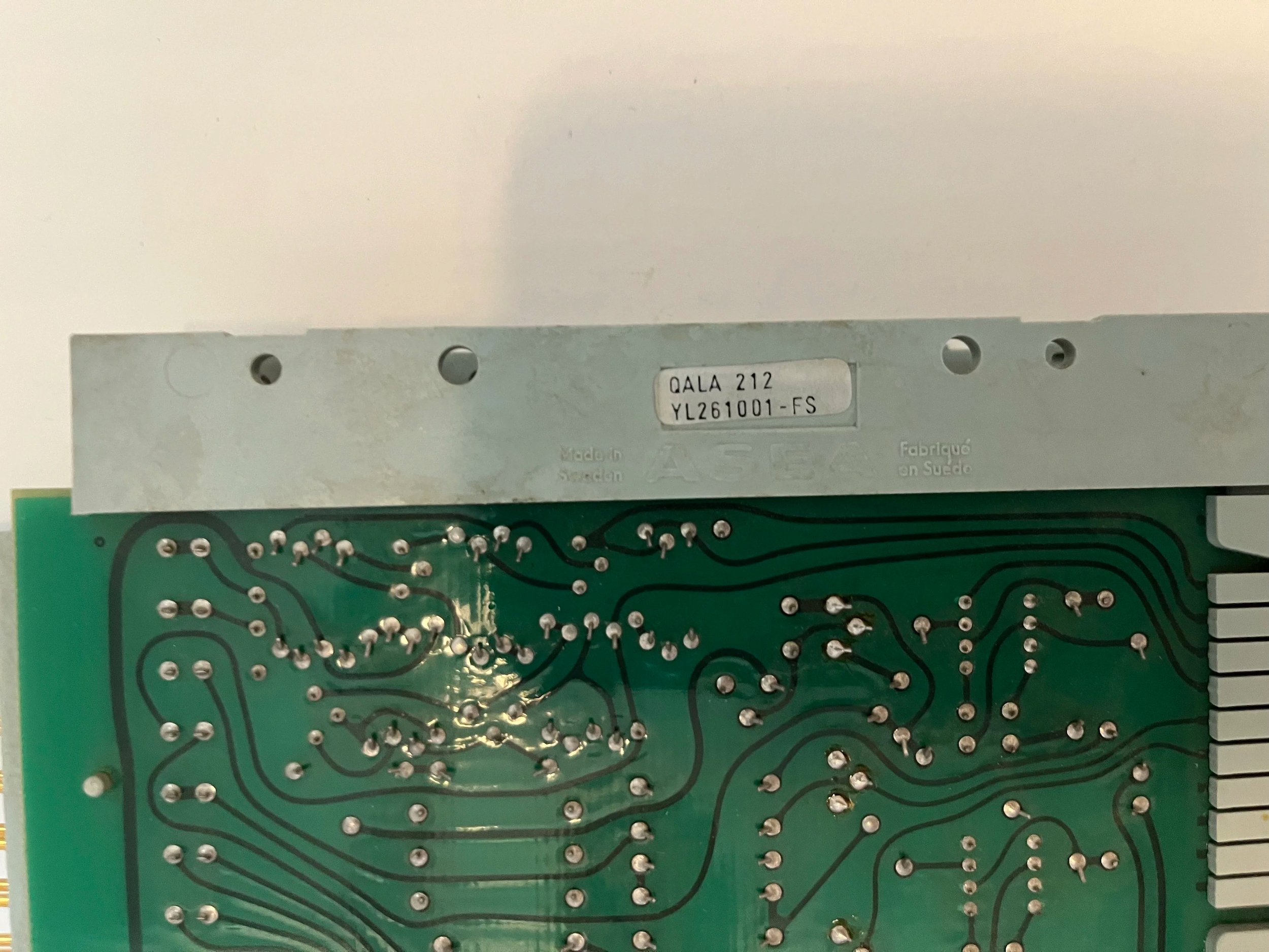 ASEA Regulator Module QALA 212 YL261001-FS