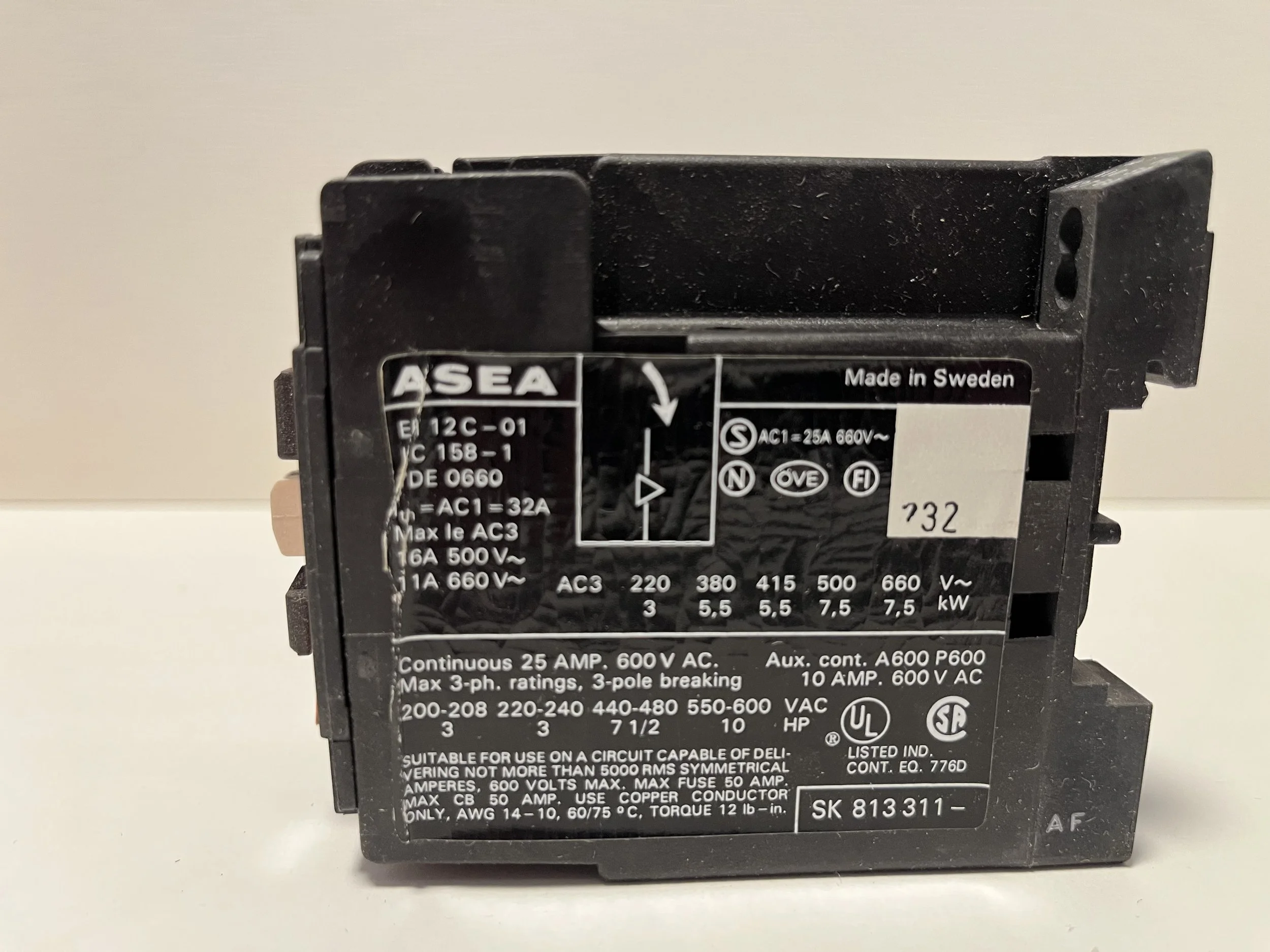 ASEA Contractor Vac Coil EH12C-01
