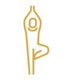 Minimalist line drawing of a firearm