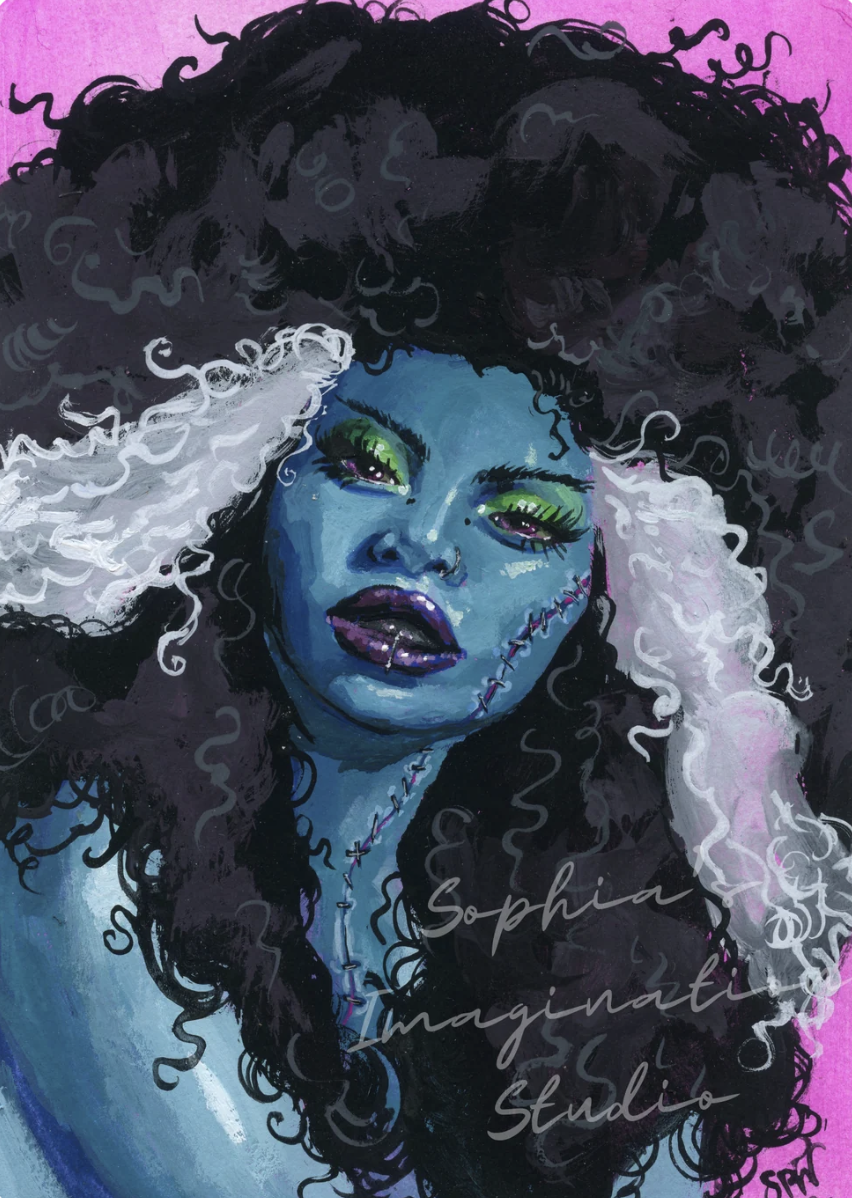 Horror Icon Print | Bride of Frankenstein