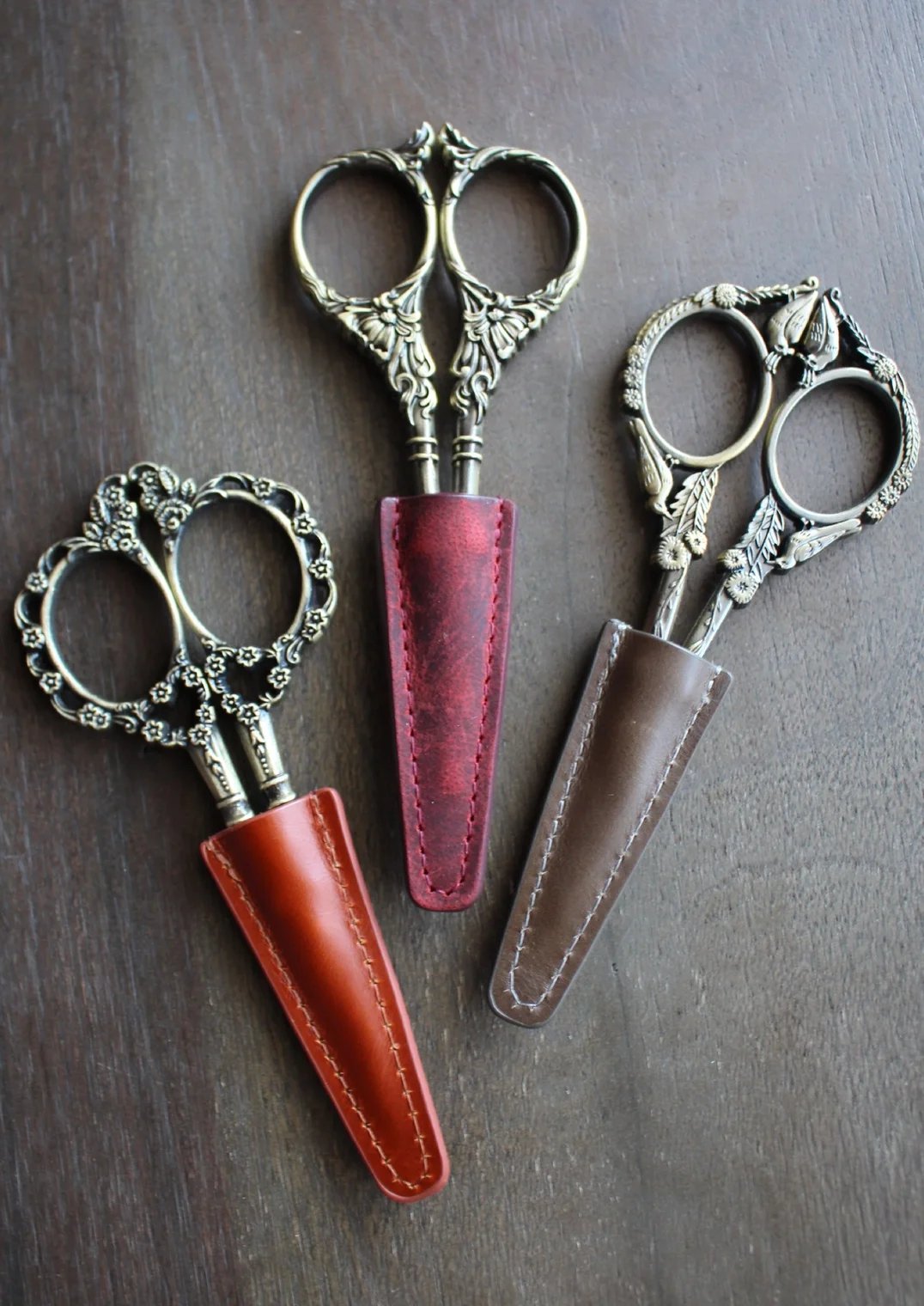 Leather Scissor Sheaths (Set of 12) - NNK Press