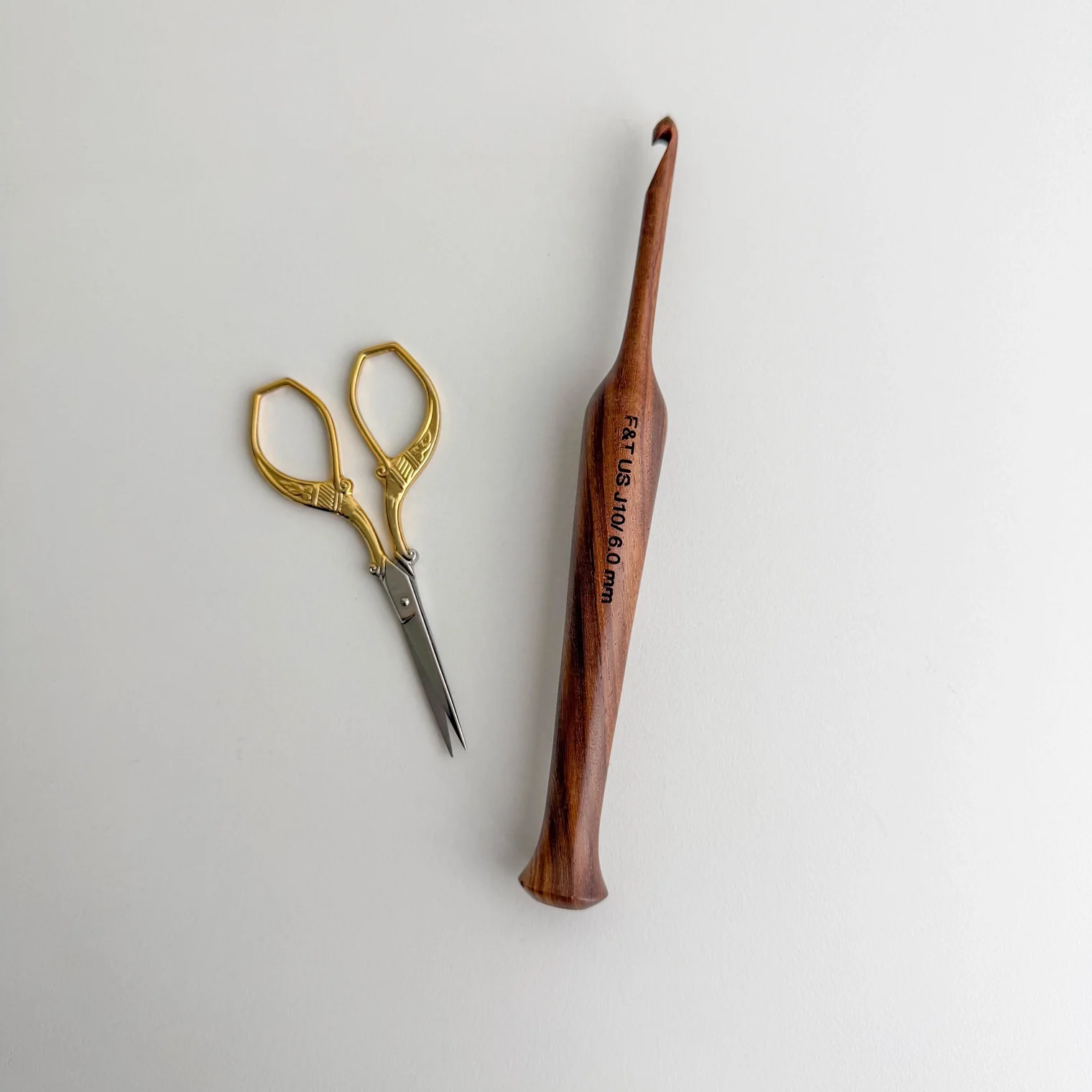 Rosewood Crochet Hooks - Flax & Twine