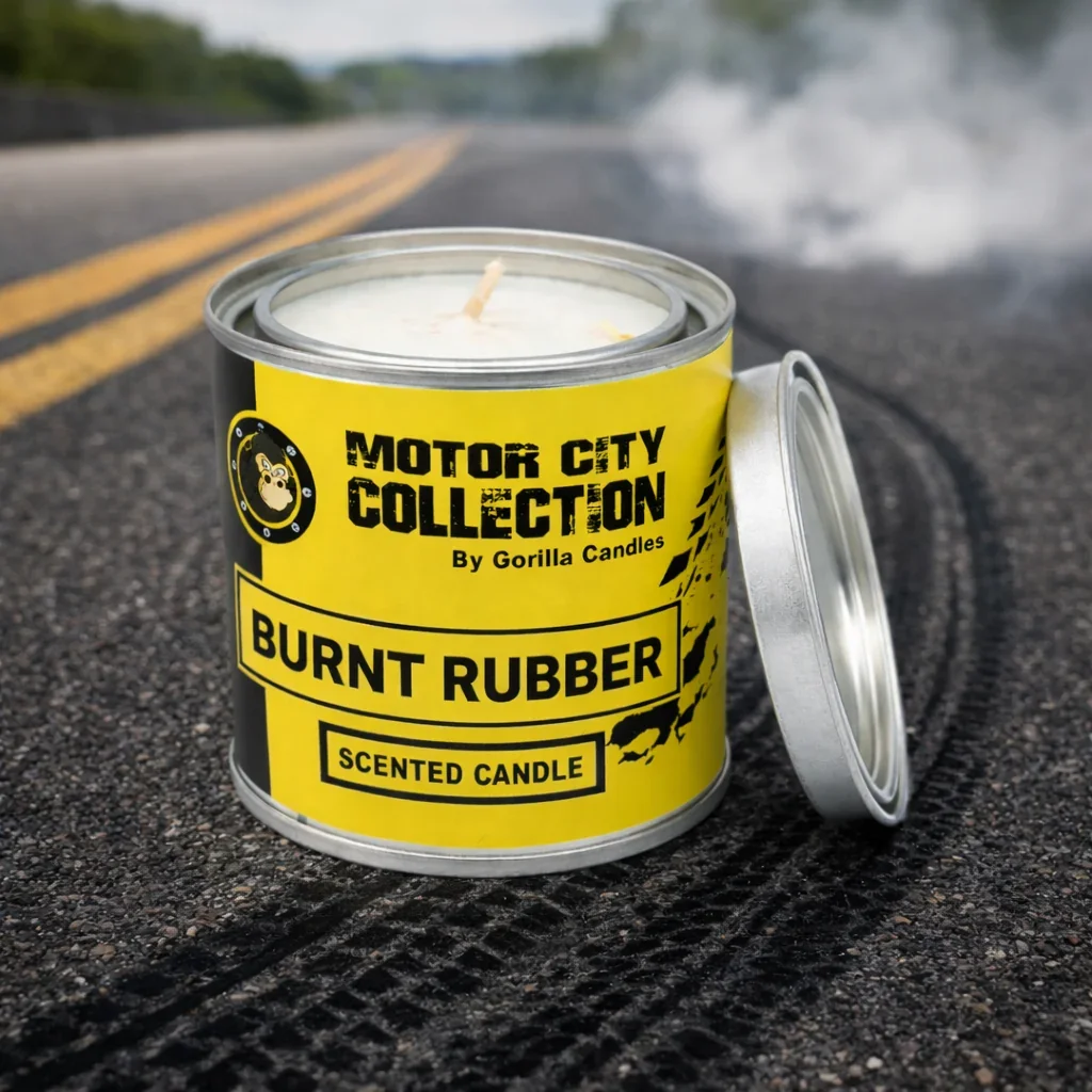 Burnt Rubber - Gorilla Candleas