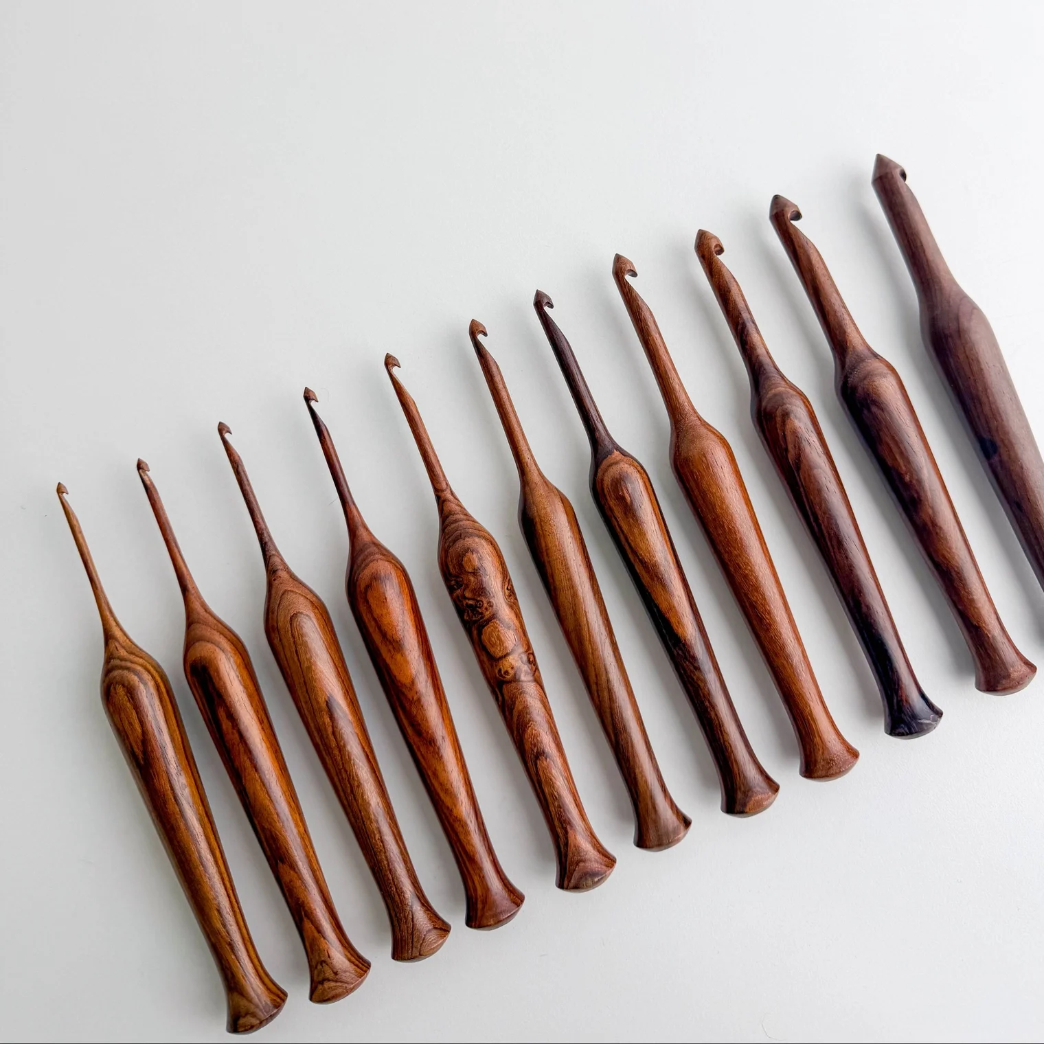 Rosewood Crochet Hooks - Flax & Twine