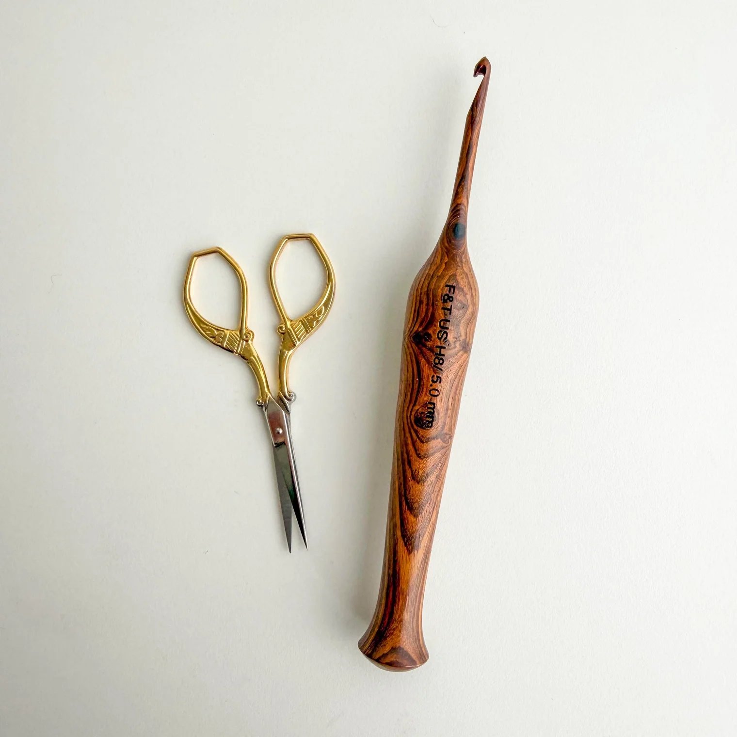 Rosewood Crochet Hooks - Flax & Twine