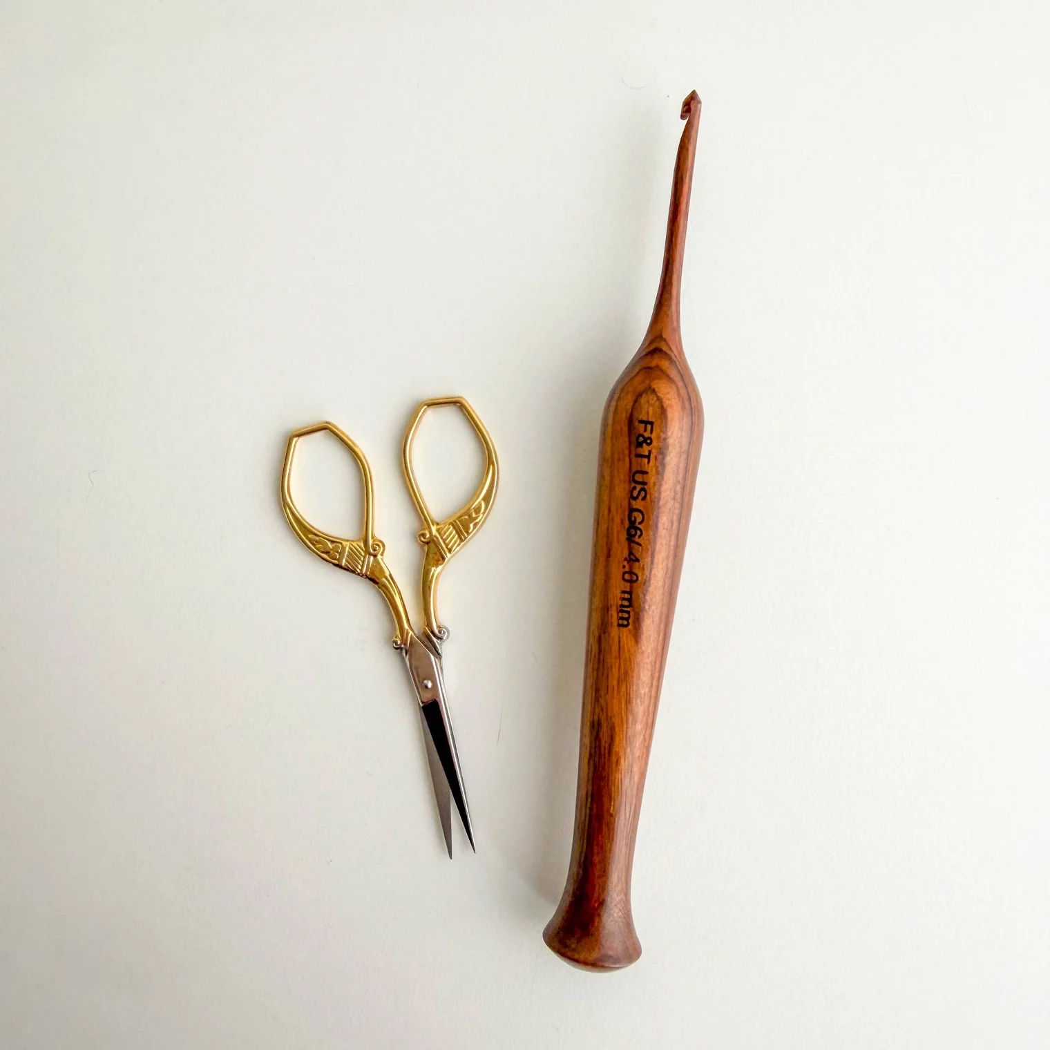 Rosewood Crochet Hooks - Flax & Twine