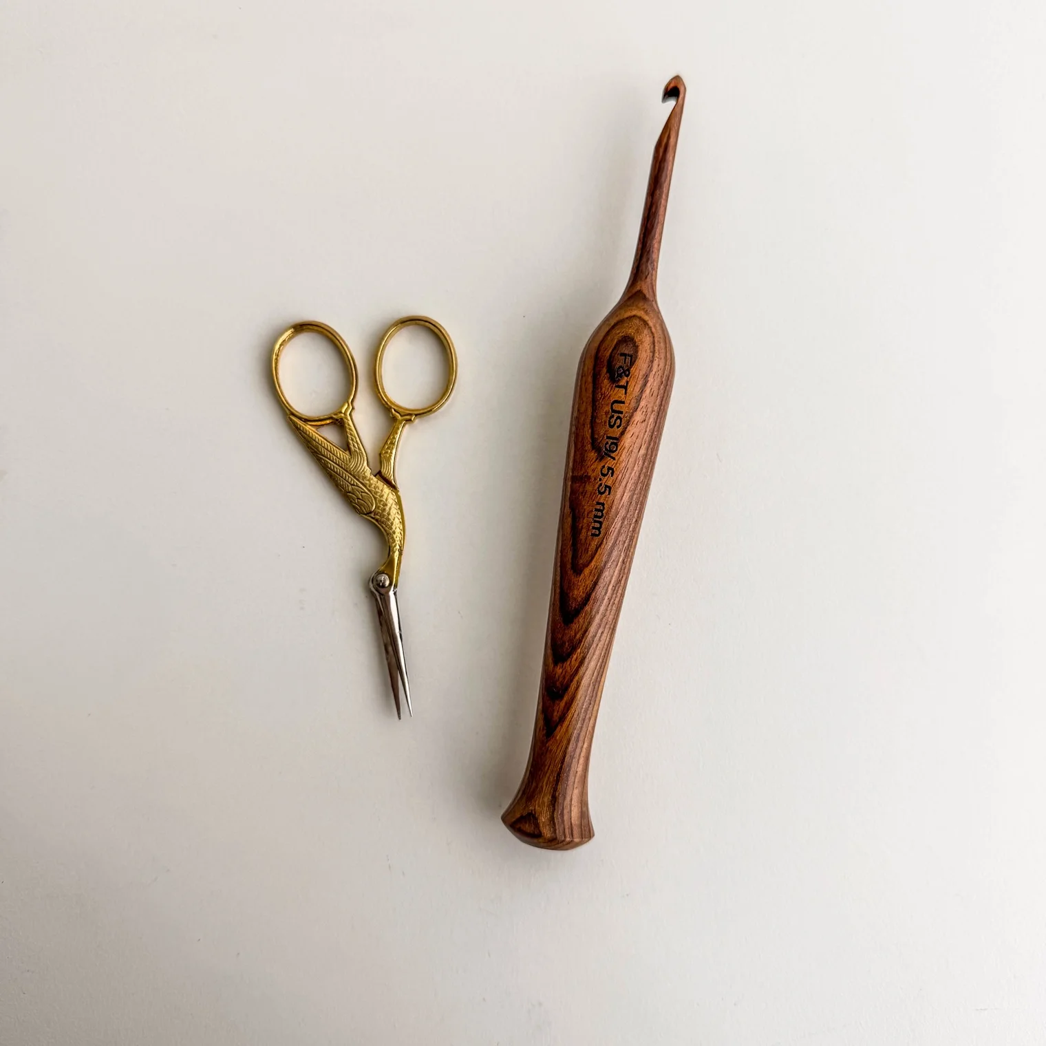 Rosewood Crochet Hooks - Flax & Twine