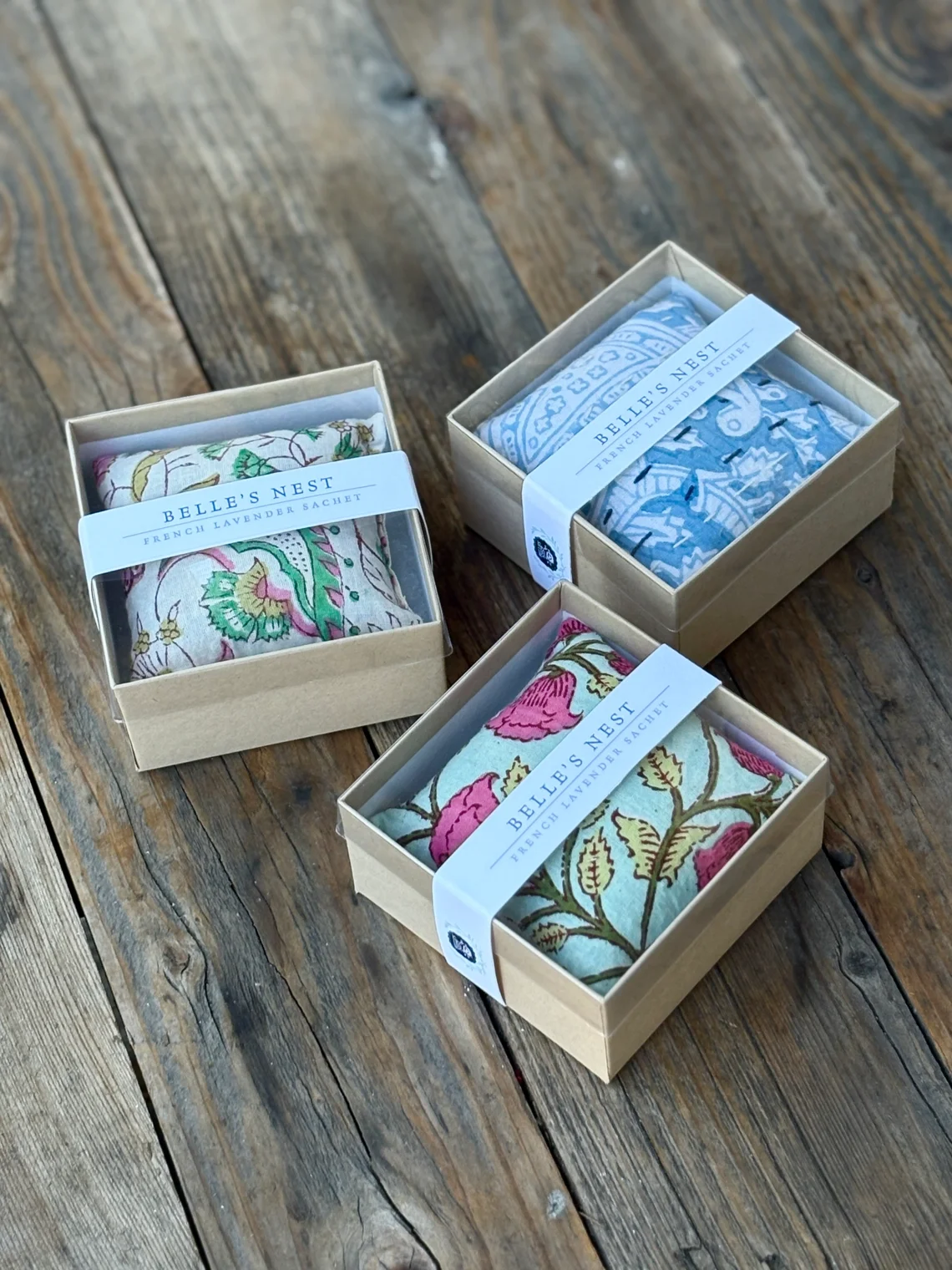 Assorted Boxed Square Lavender Sachet - Belle's Nest
