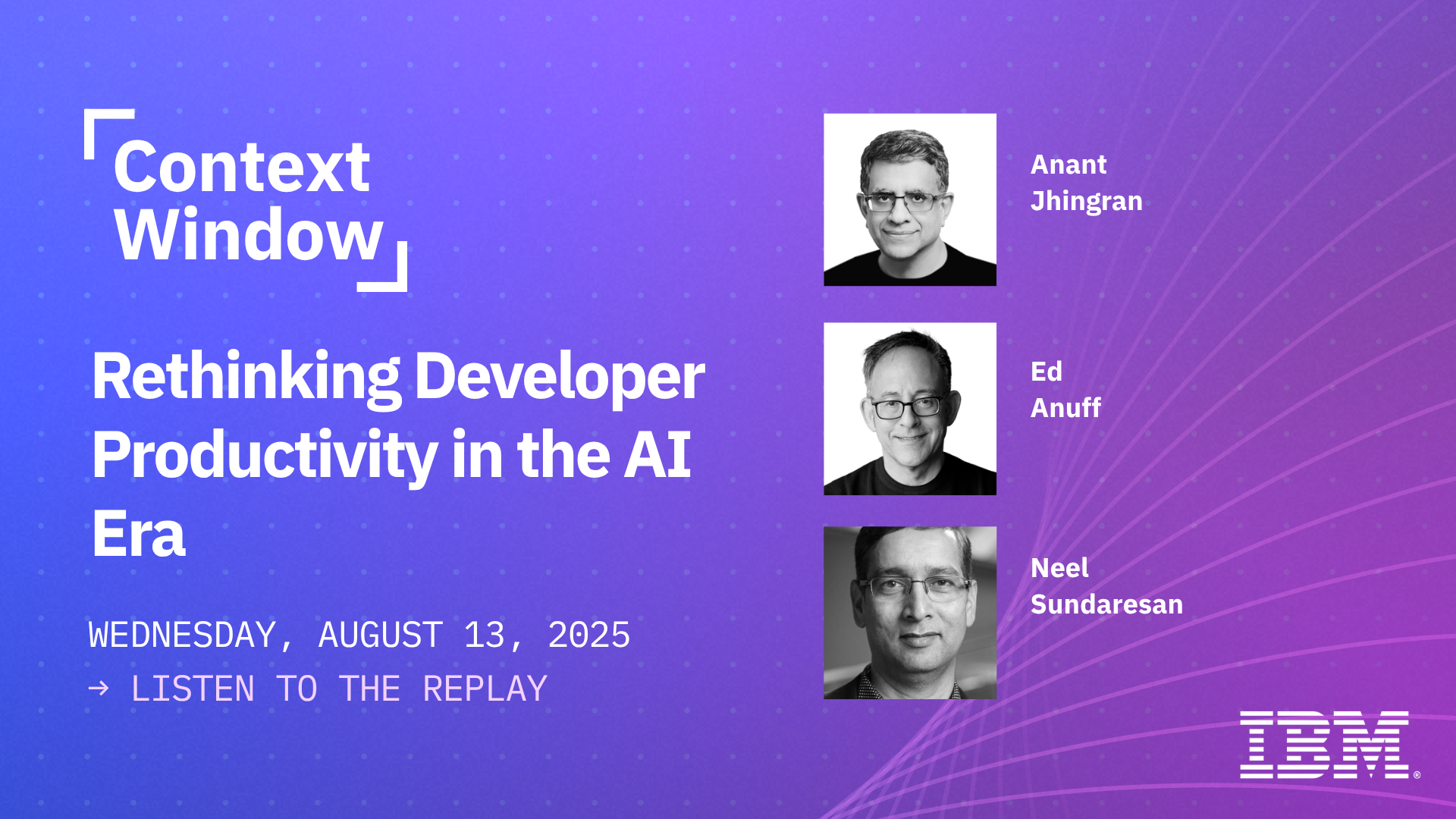 Rethinking Developer Productivity | Neel Sundaresan (GM, Automation &amp; AI, IBM)