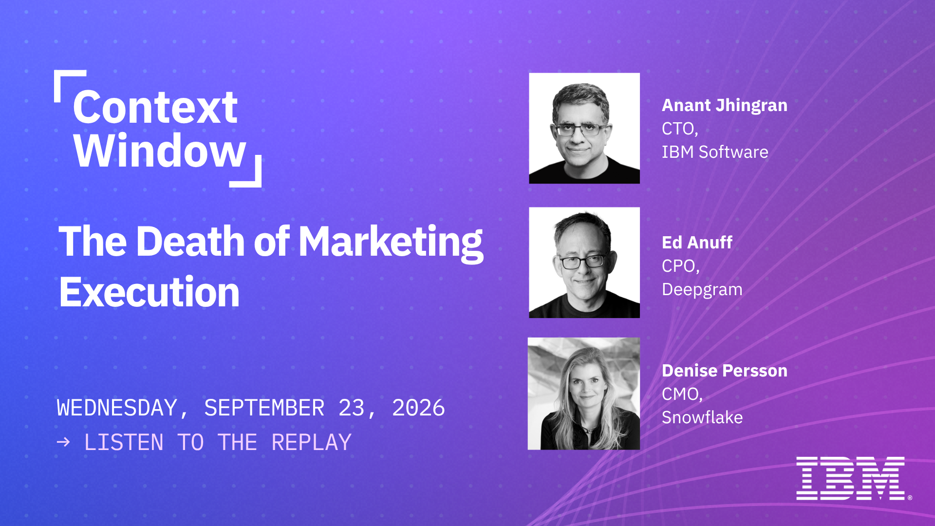 The Death of Marketing Execution | Denise Persson (CMO, Snowflake)