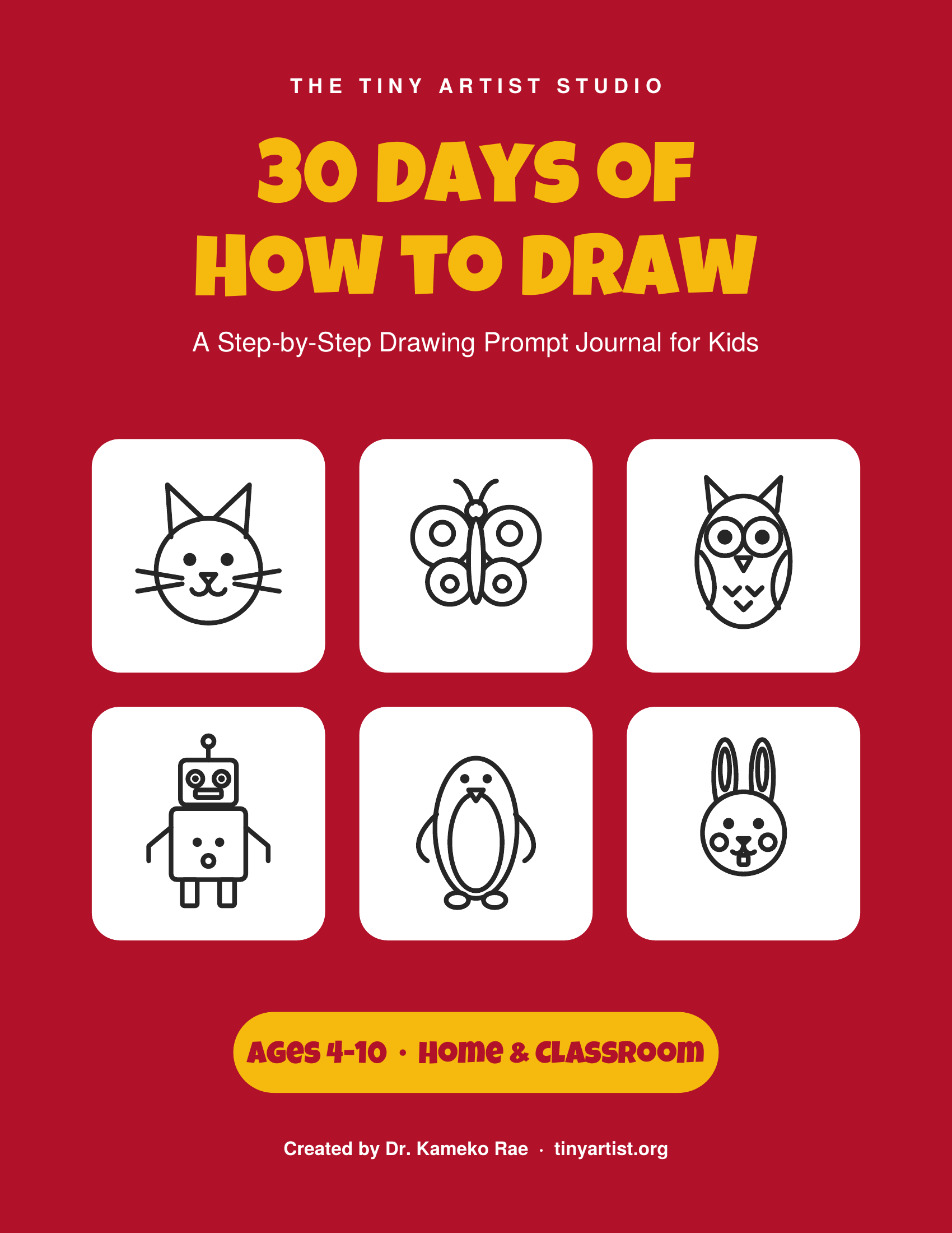 30 Days of Drawing Journal for Preschoolers