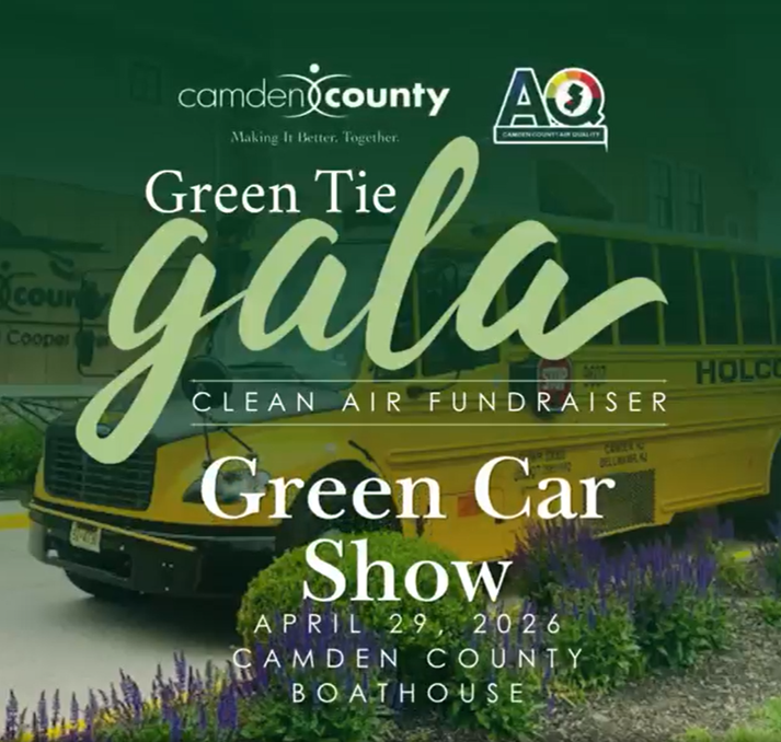 Yellow school bus decorated with a green tie theme for a Green Car Show fundraiser in Camden County, April 29, 2026, at the Camden County Boathouse.