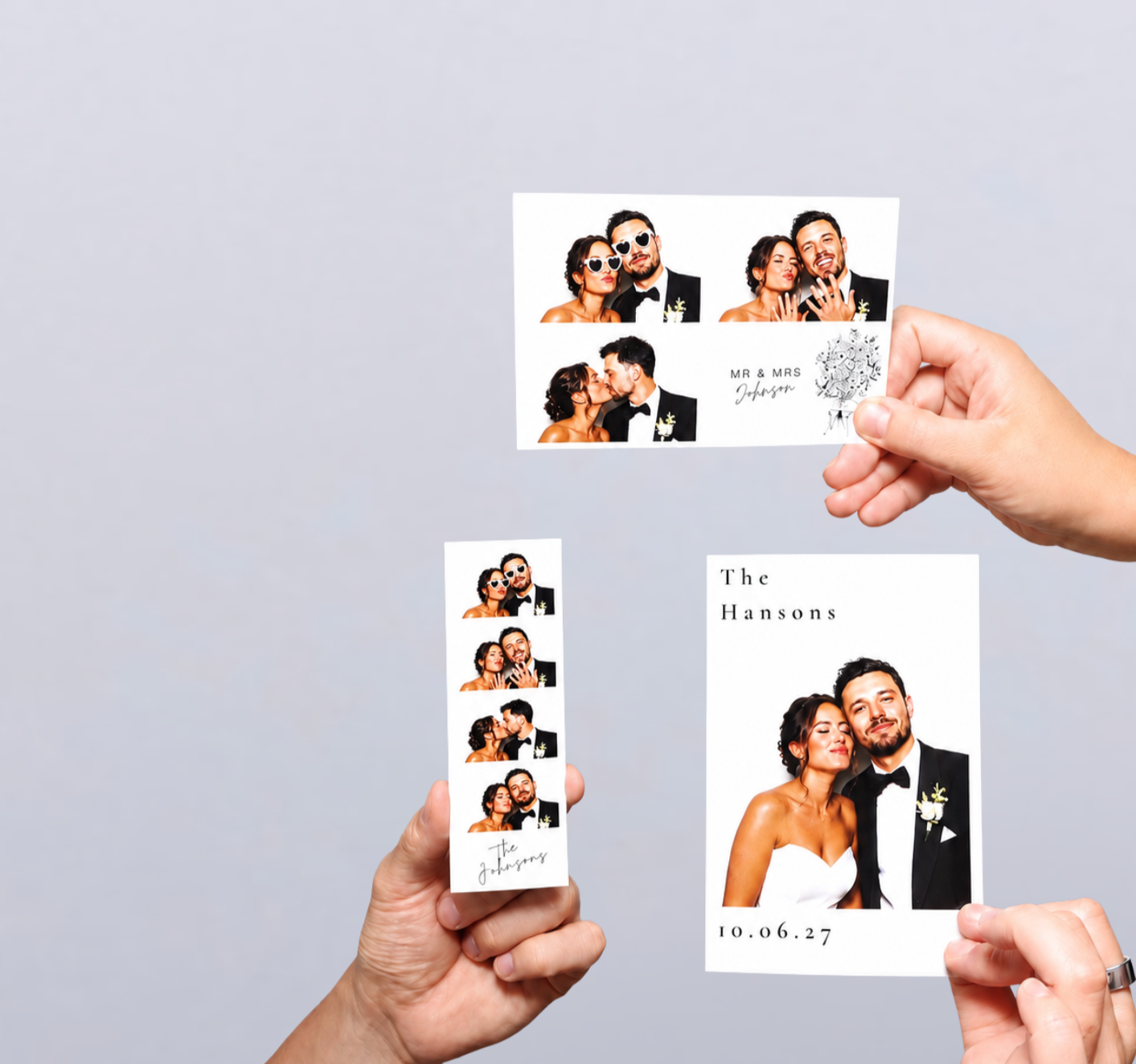 Multiple Print options done by Nook Booth Photo Booth Hire