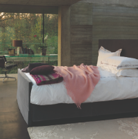 Vispring 150 Herald Superb Firm Two-Drawer Full Set with Hera Headboard