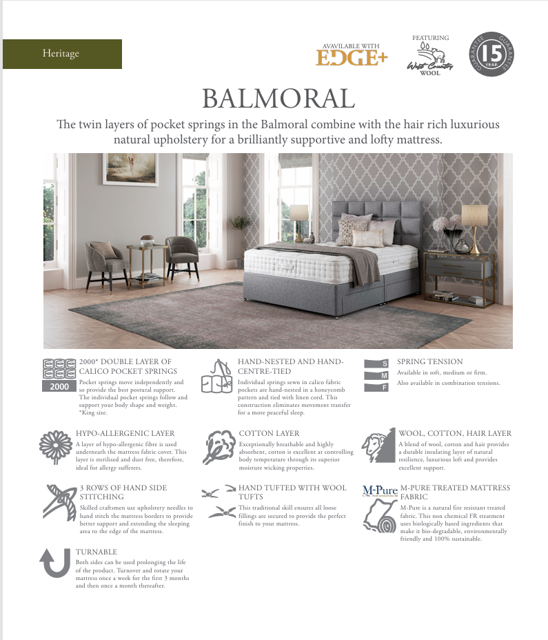 Relyon 150 Balmoral Firm Full Set