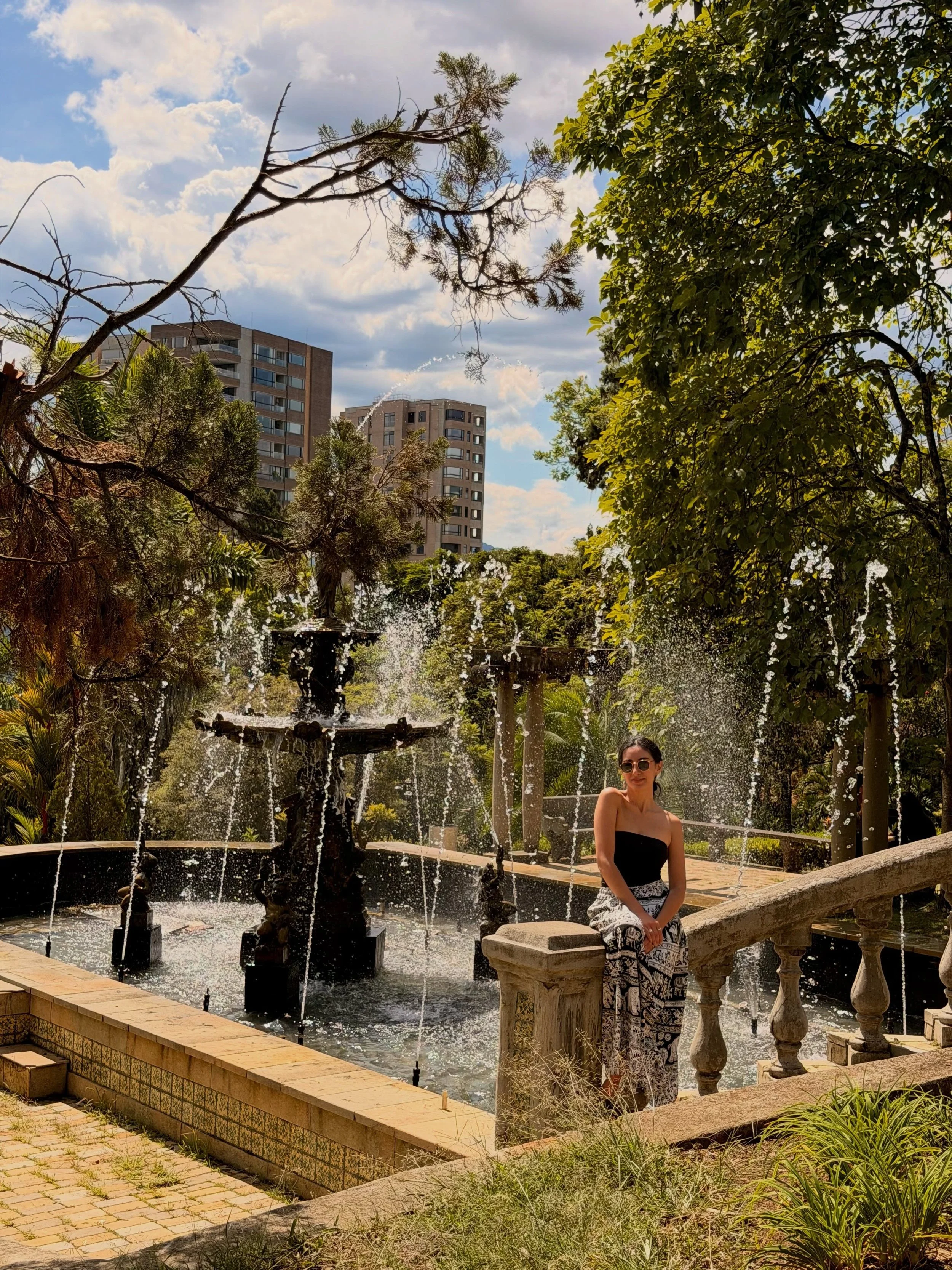 Holiday Rosa has absolutely no respect for home routine Rosa&hellip;like you&rsquo;re stressed? About what? Go get an iced americano and look at a fountain you tedious wet blanket.