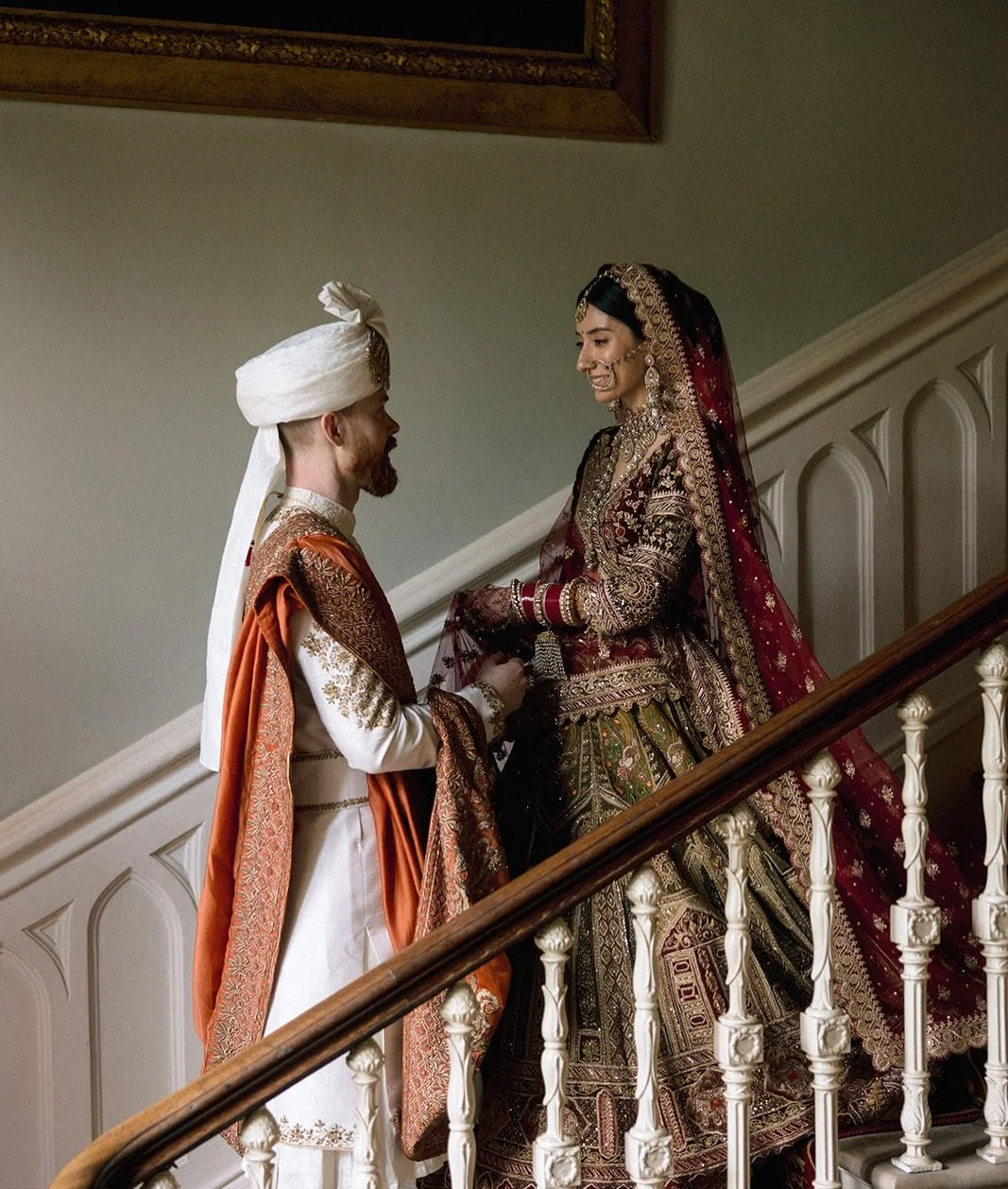 Listen I&rsquo;ve never had my makeup professionally done (@sg_makeupartistry) or worn a lehenga that was hand-embroidered by artisans in India for 8 months (@zaricanadaofficial) or gotten married at a castle (@belleekcastle) to an Irish guy with red