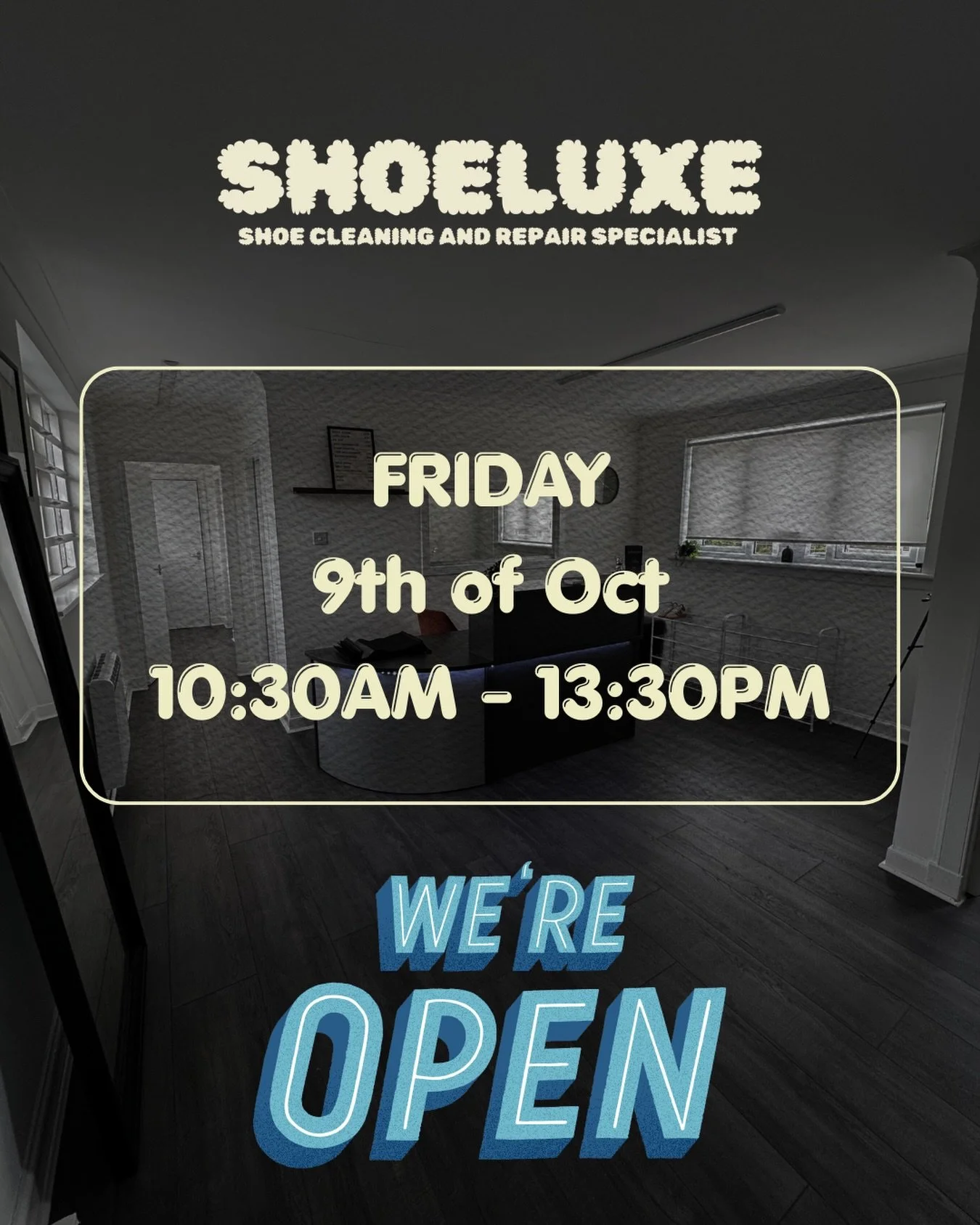 We&rsquo;re open ✅ #motherwell #smallbusiness #shoecleaning