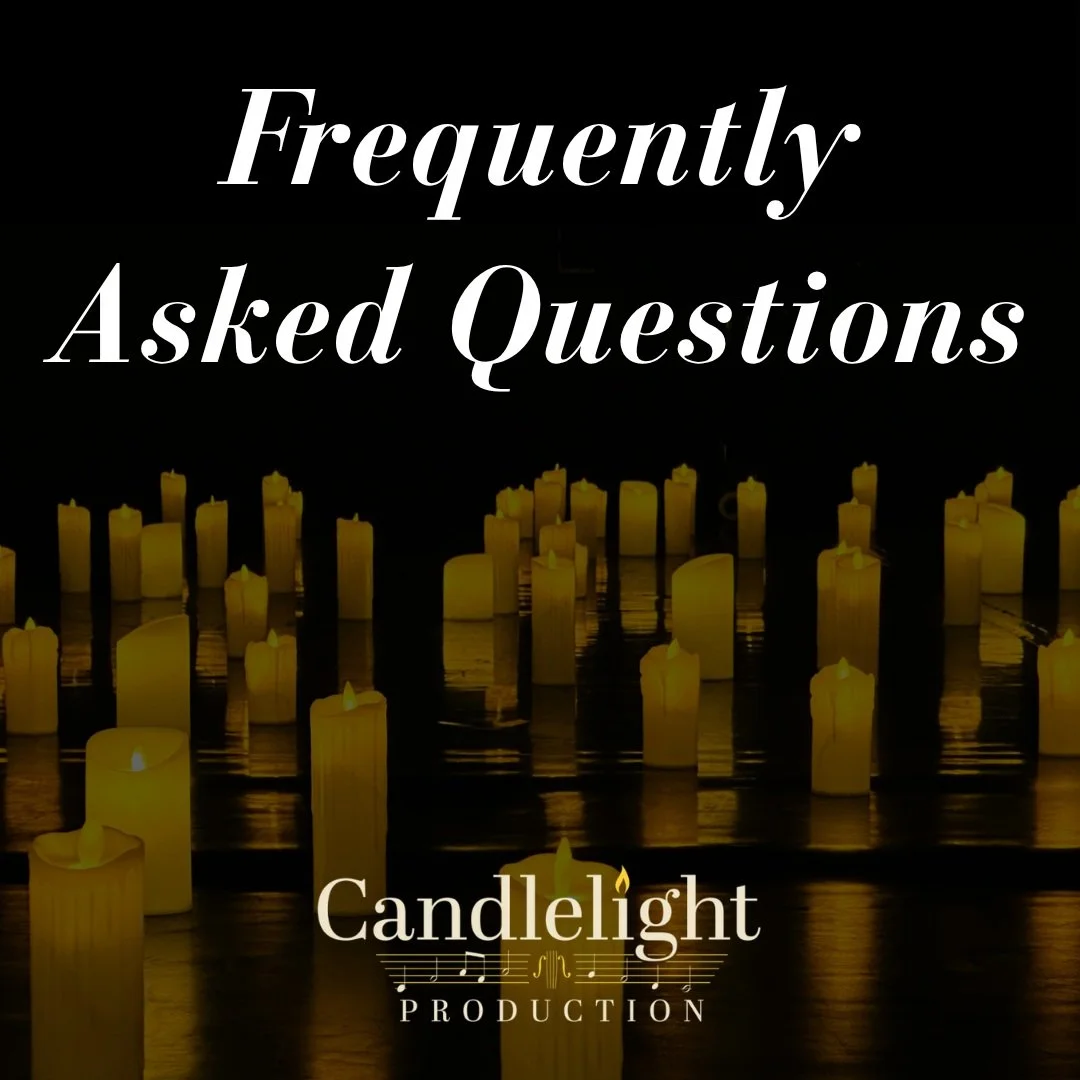 Have questions about Music of Midnight? We&rsquo;ve got you covered.

From the music and dress code to arrival time and parking, swipe through for a few helpful details before joining us for an evening of live string quartet music by candlelight. Per