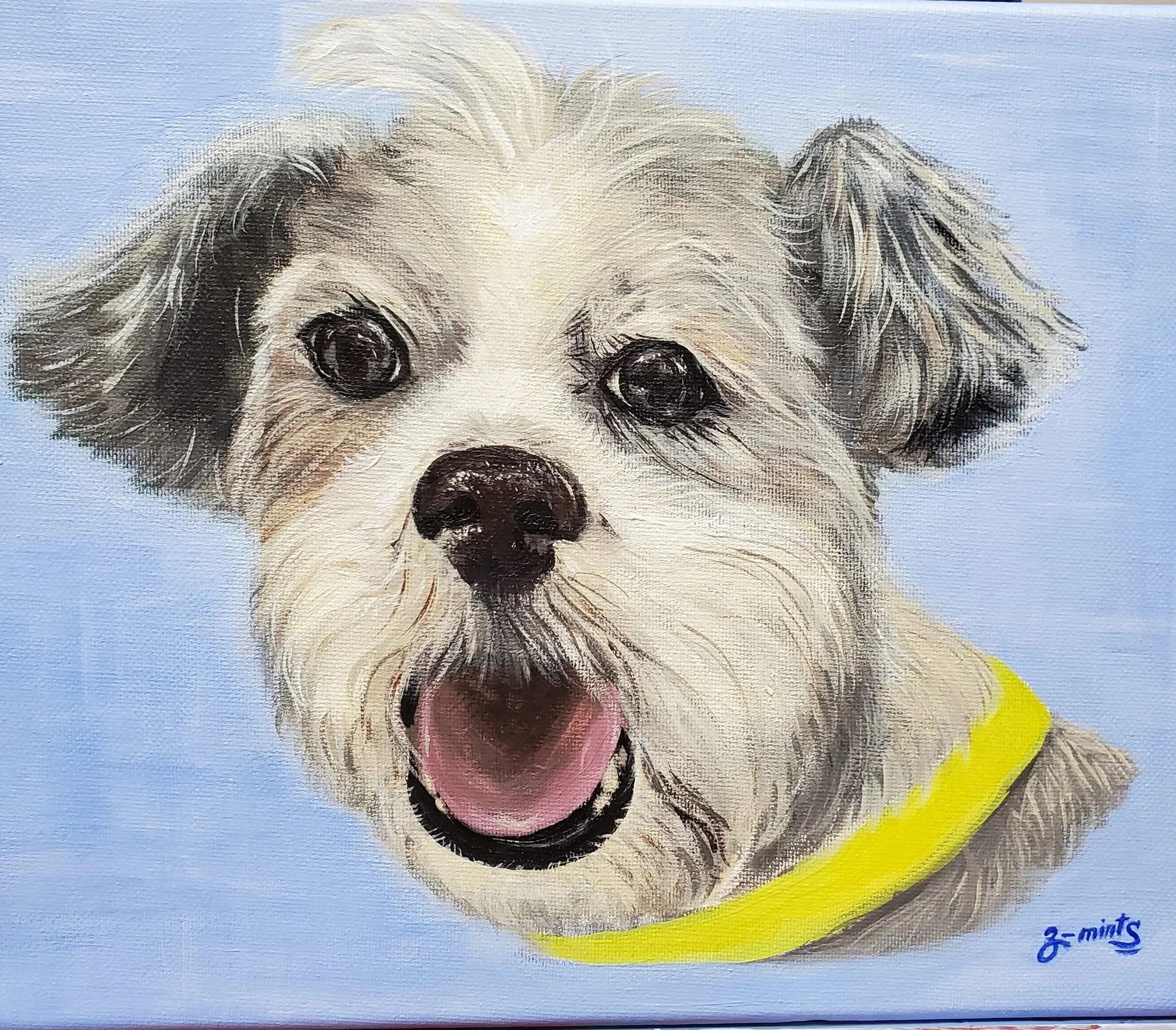 For my friend | Acrylics on stretched canvas