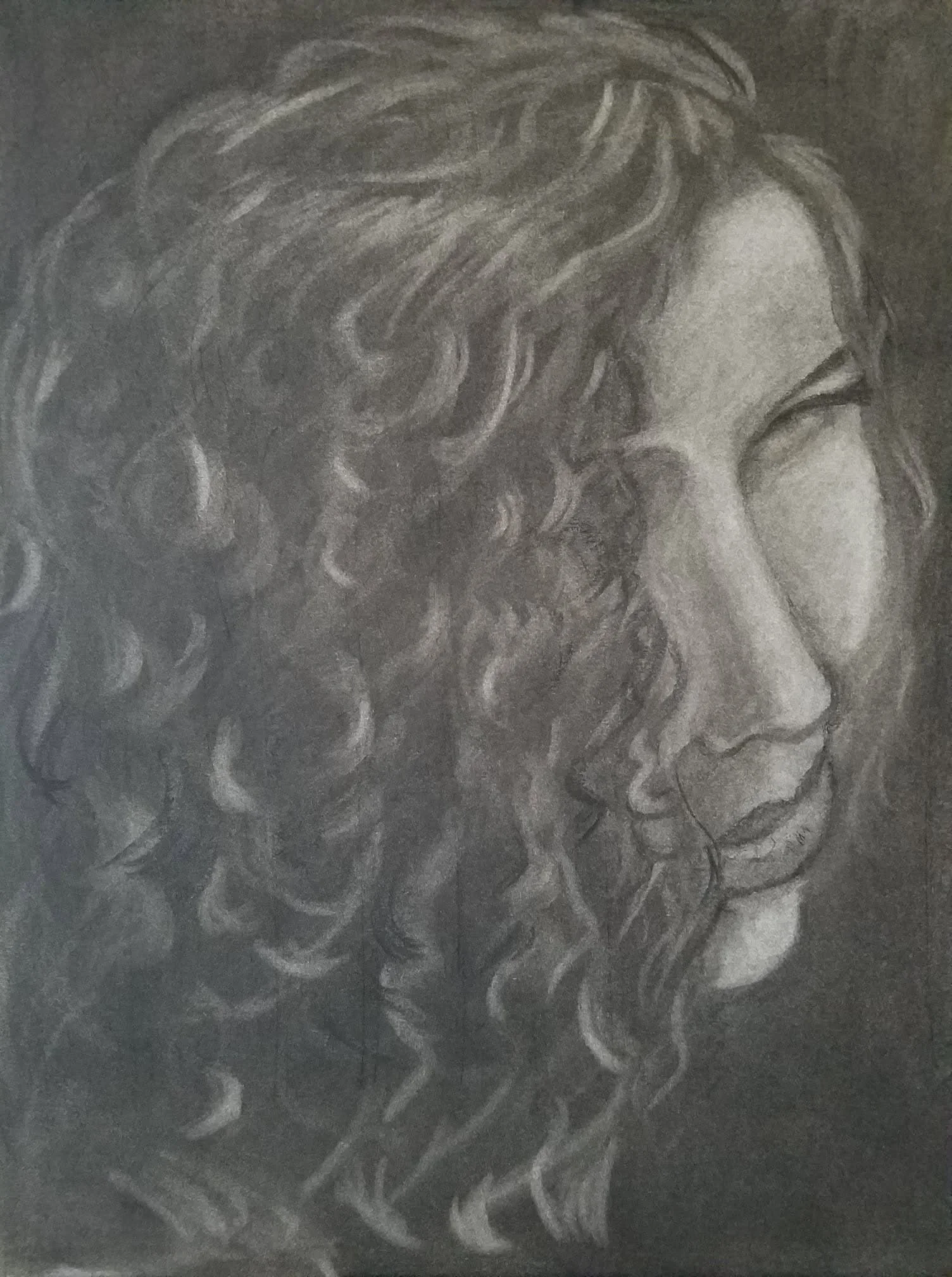 Regina | charcoal on paper 