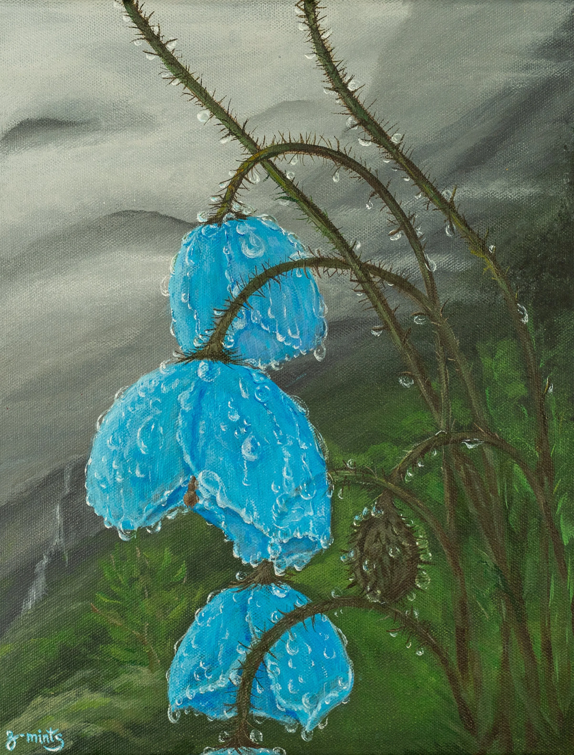 After the rain | Acrylics on stretched canvas