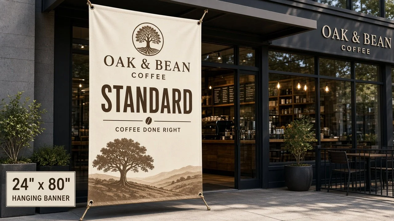 24×80 Standard Hanging Banner