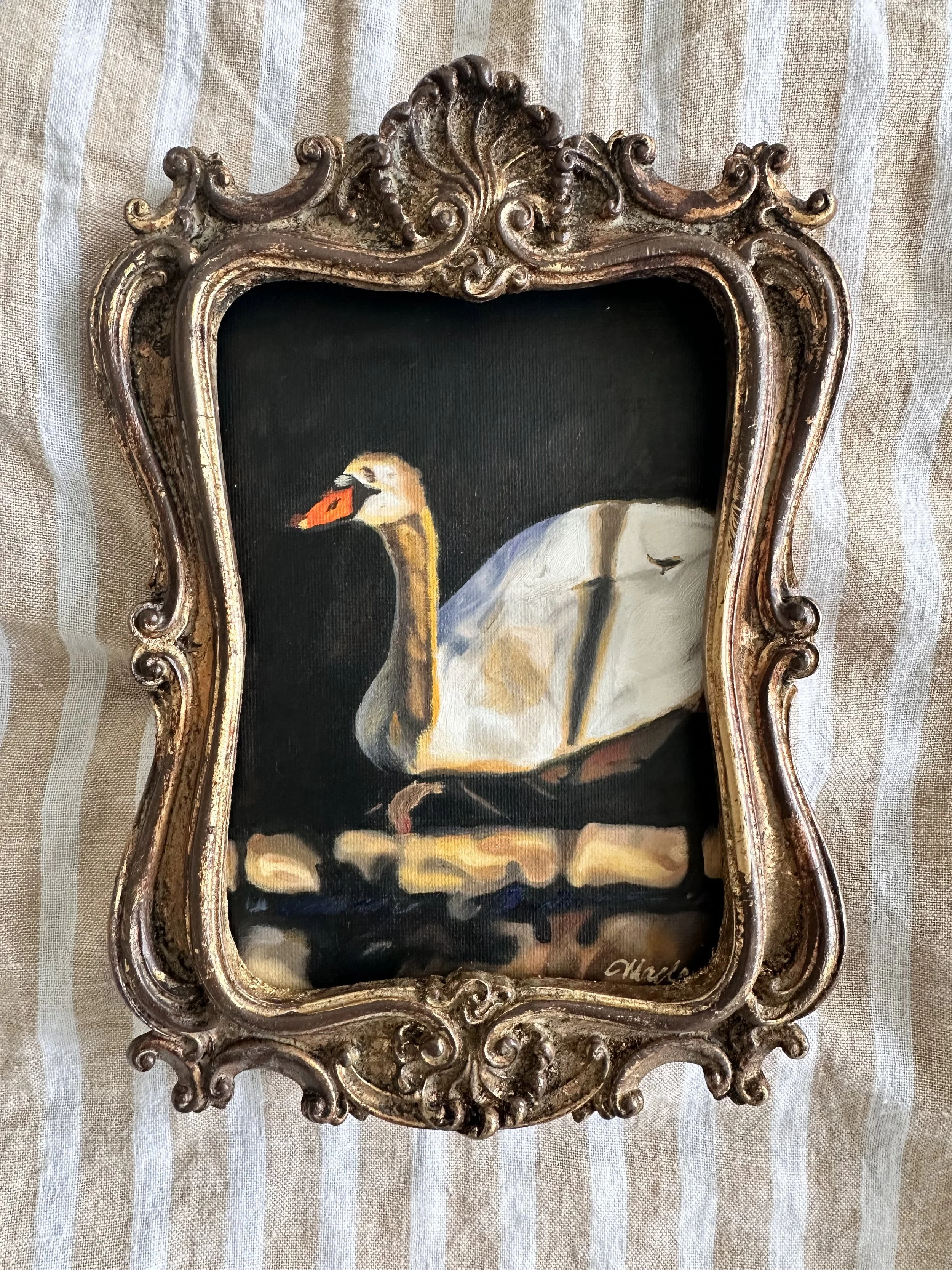 Golden Hour Swan