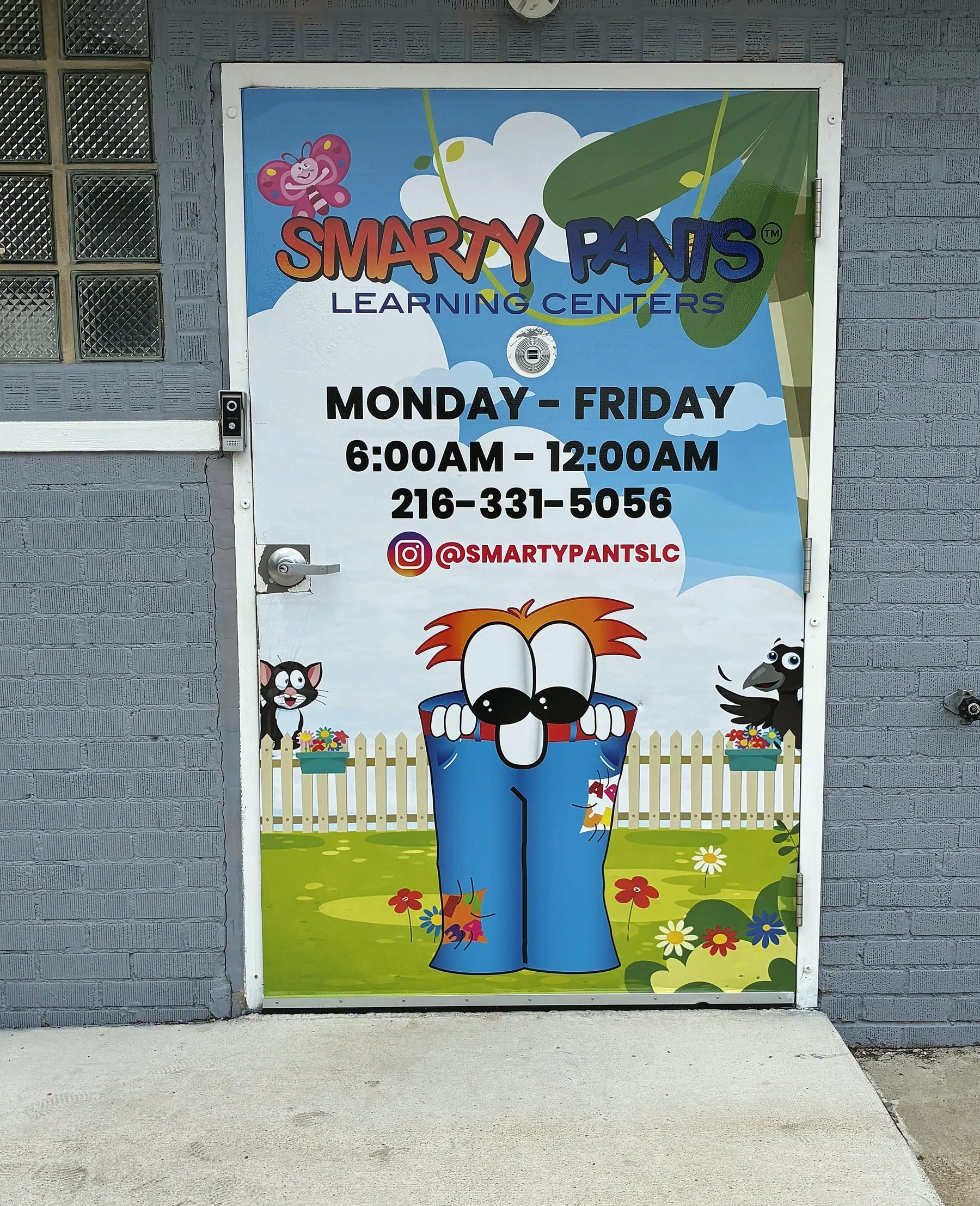 The front door of Smarty Pants Learning Centers