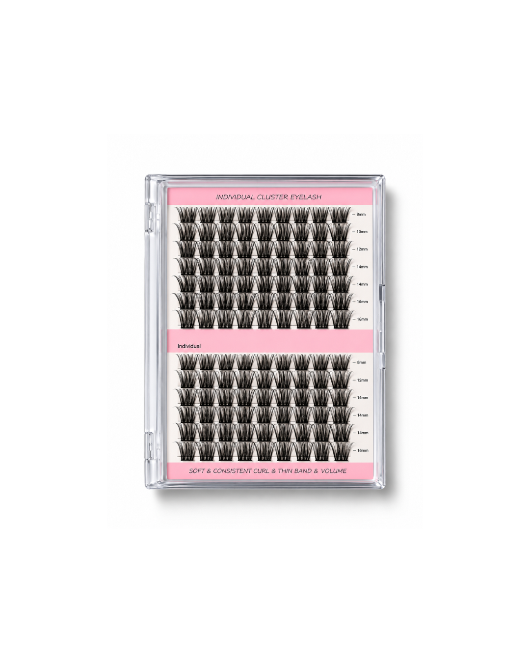 Eyelash Clusters Tray (Wispy)