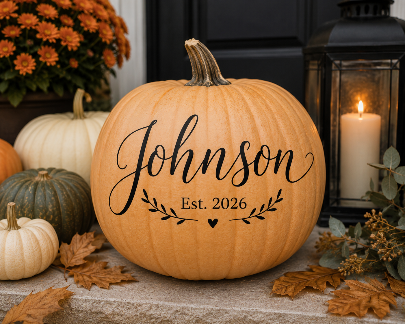 Personalized Pumpkin