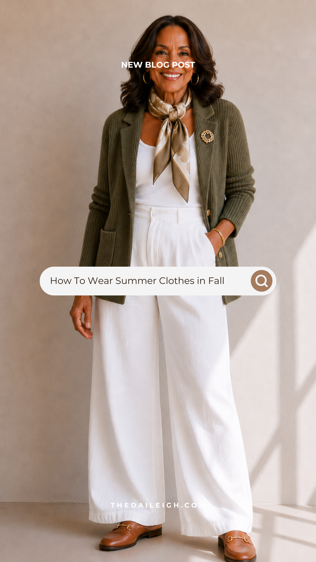 How to Transition Your Wardrobe Into Fall With What You Already Own In Your 70s