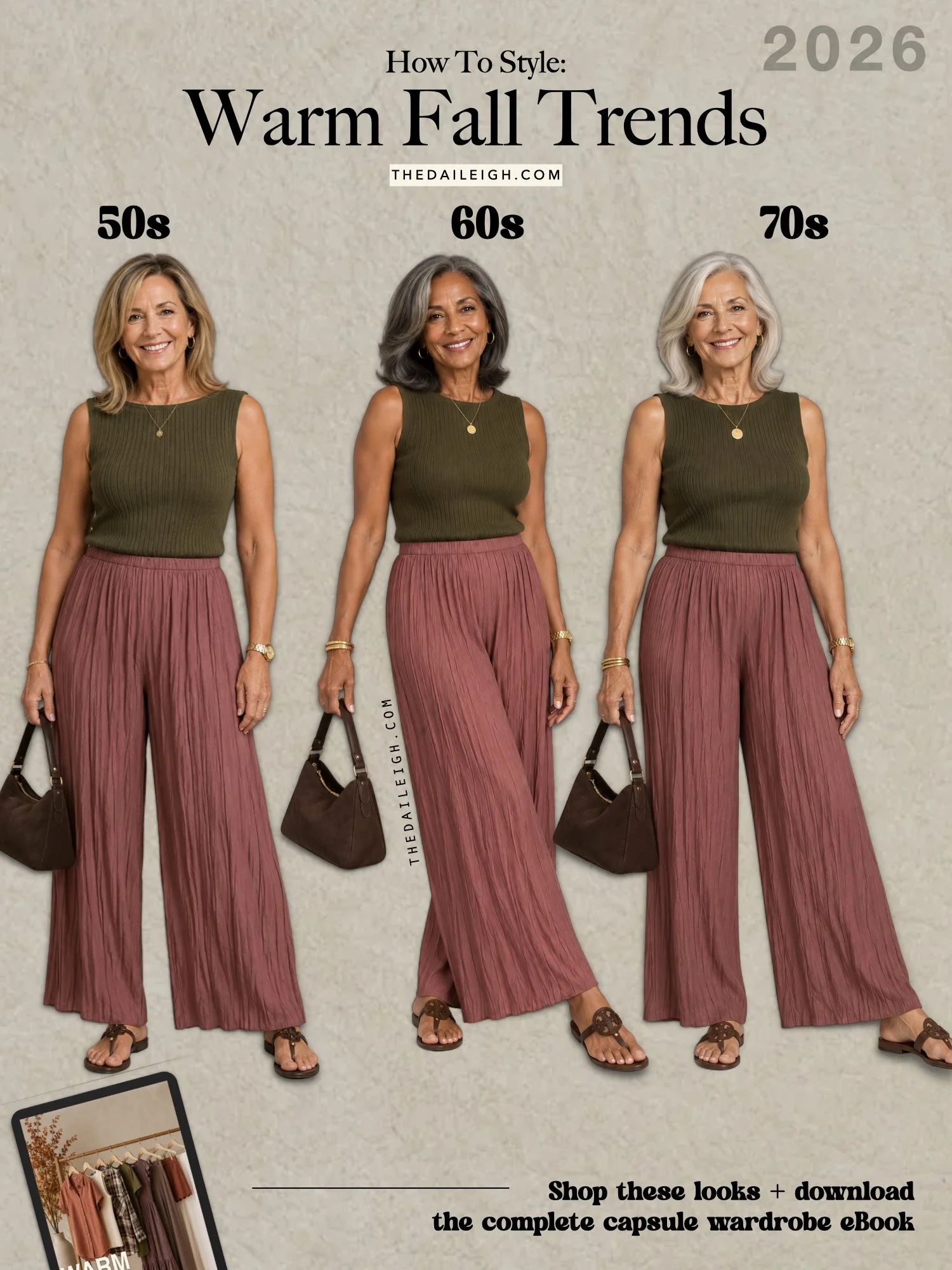 How To Dress in Fall When It’s Still Hot Over 50: 6 Outfits to Copy + Capsule Wardrobe