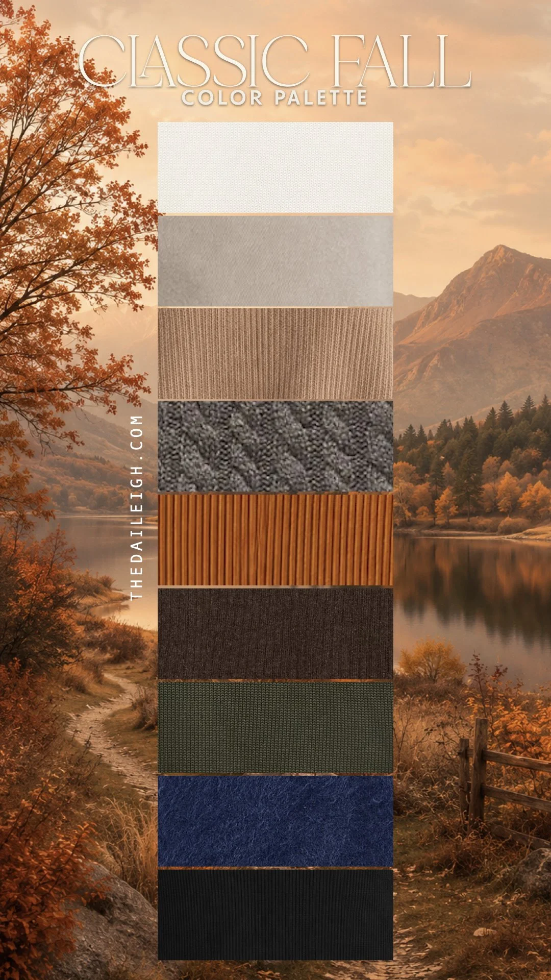 Wardrobe Colors for the Fall Season for Women Over 50