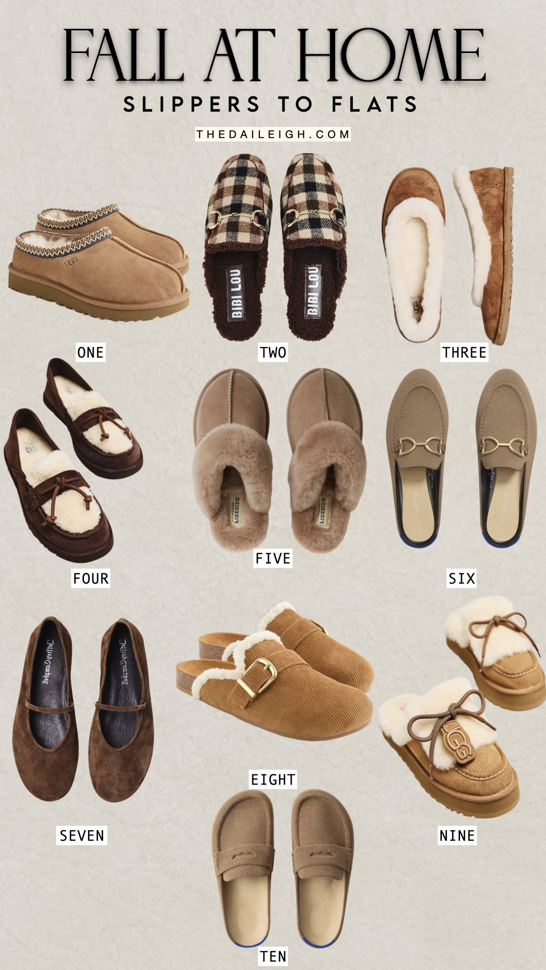 Fall Shoes to Wear At Home
