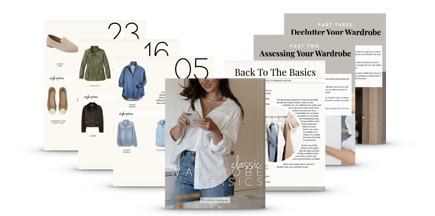 Classic wardrobe basics ebook mock.