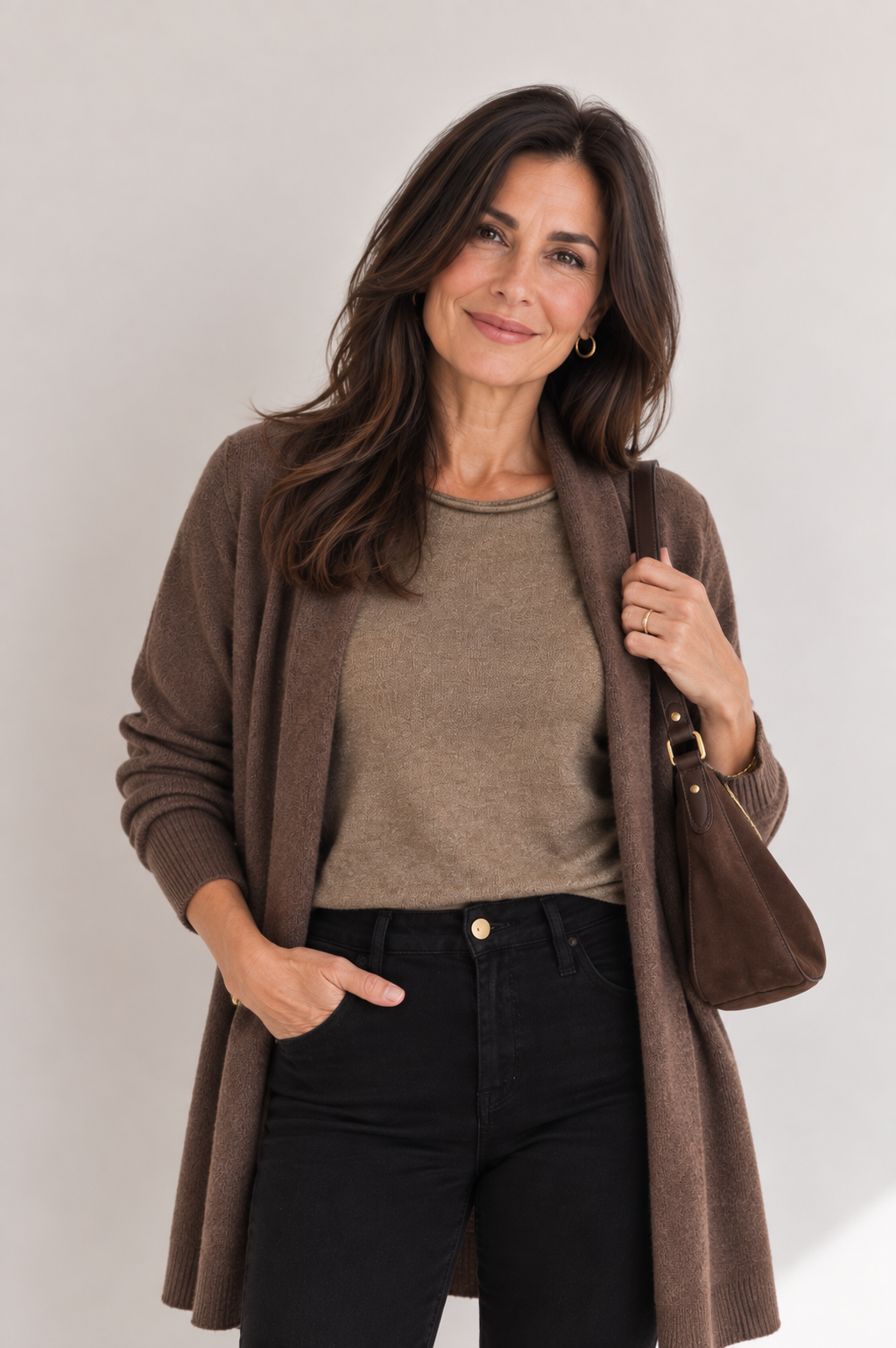 Classic fall outfit ideas to wear in November over 50
