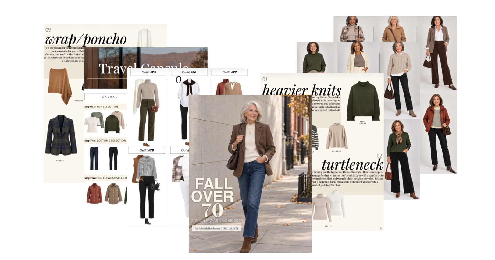 Fall over 70 capsule wardrobe eBook.