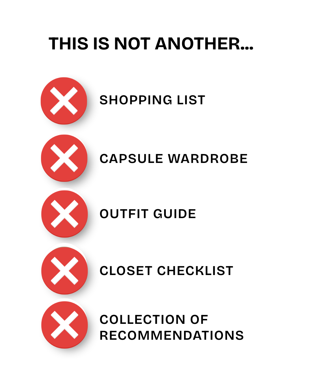 Wardrobe reset.