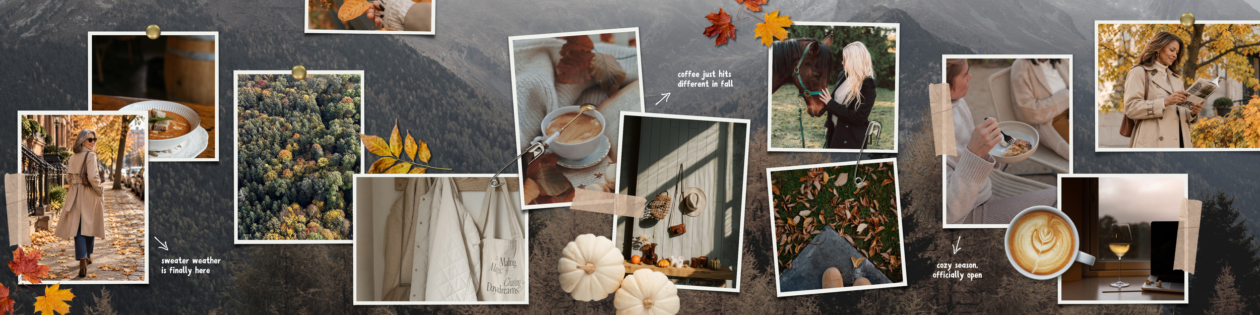 Fall photo collage.