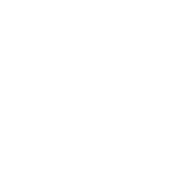 A black and white stylized Shisa head logo with an open mouth expression