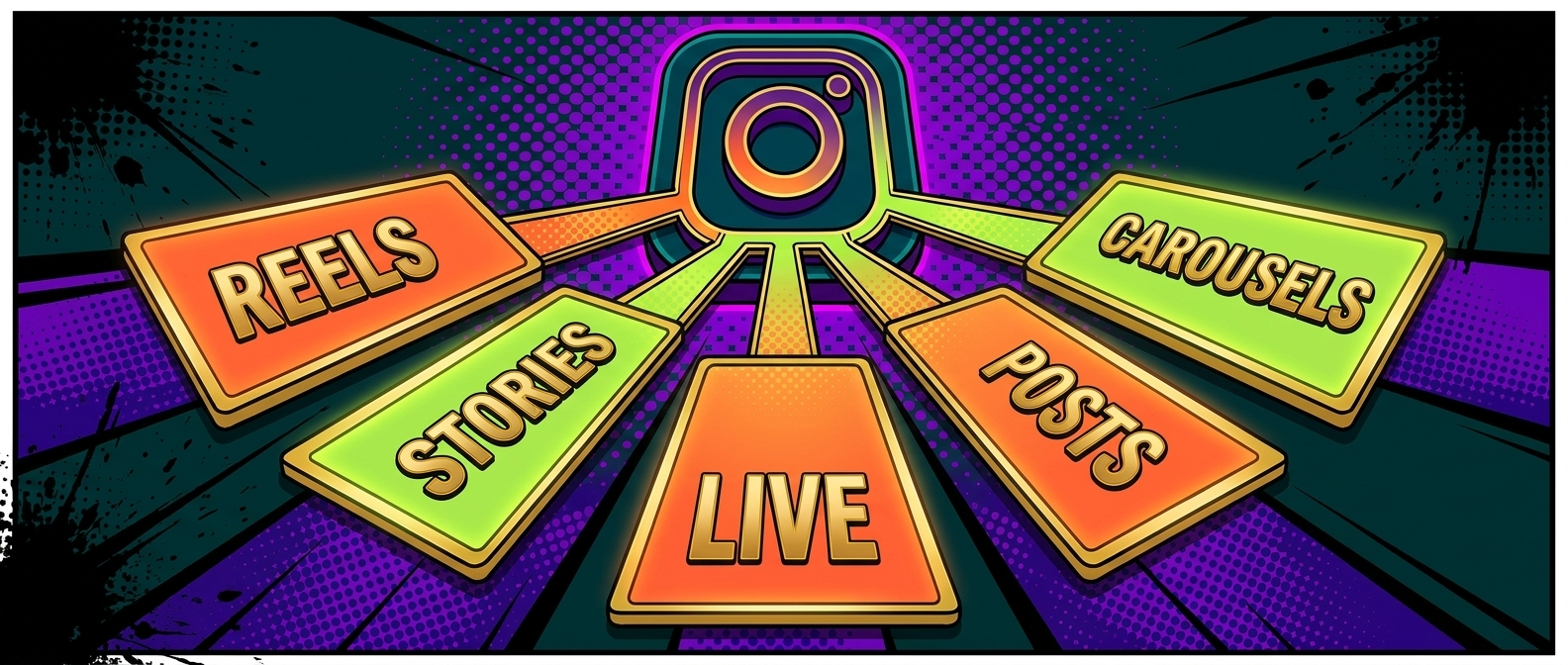 Instagram vs Facebook for real estate agents and the content format to choose.